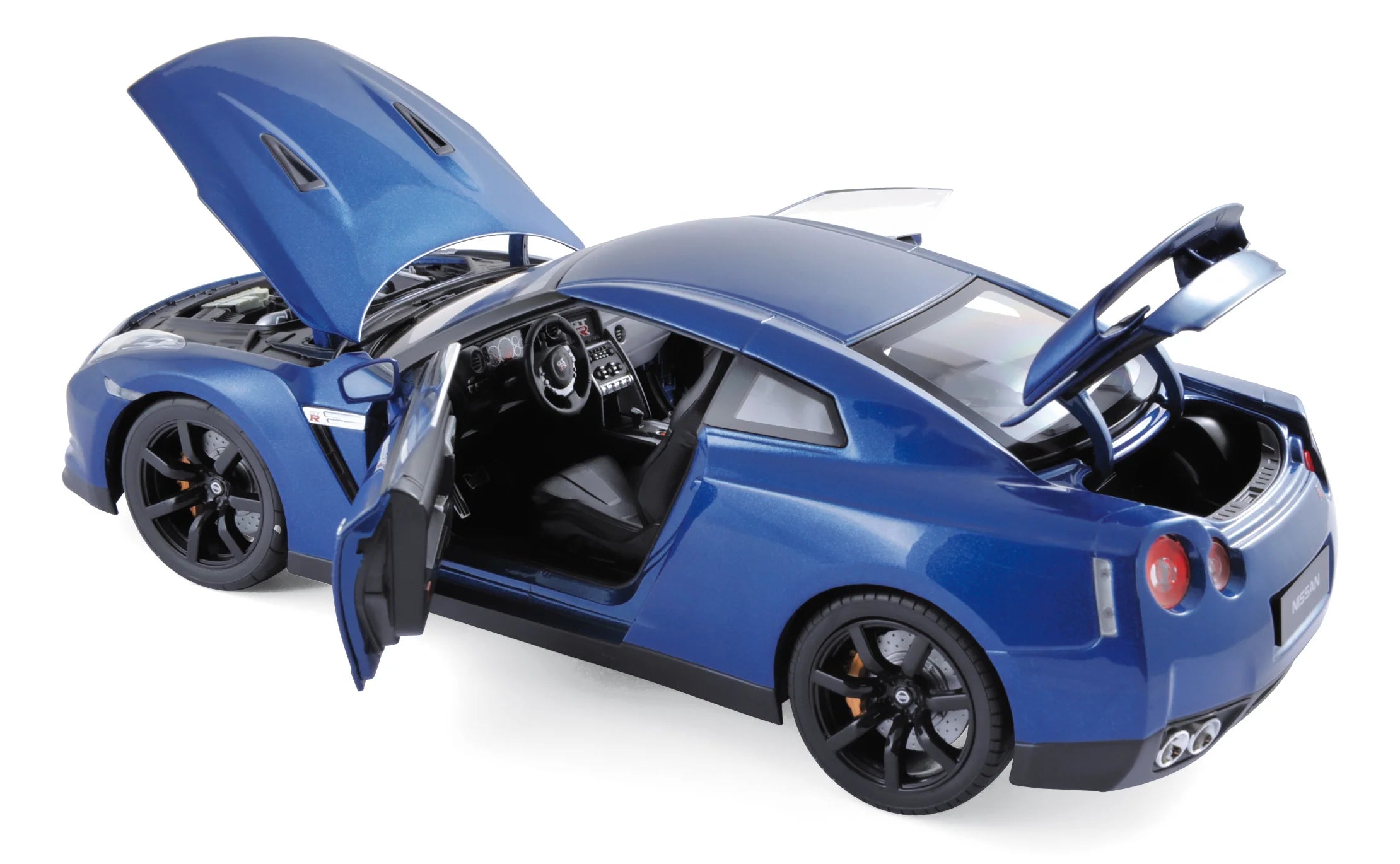 Nissan GTR R-35 2008 Blue 1:18