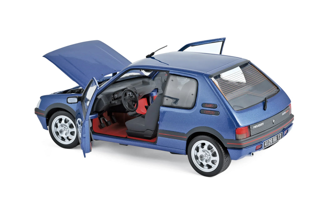 Peugeot 205 GTi 1.9 1992 Miami Blue 1:18