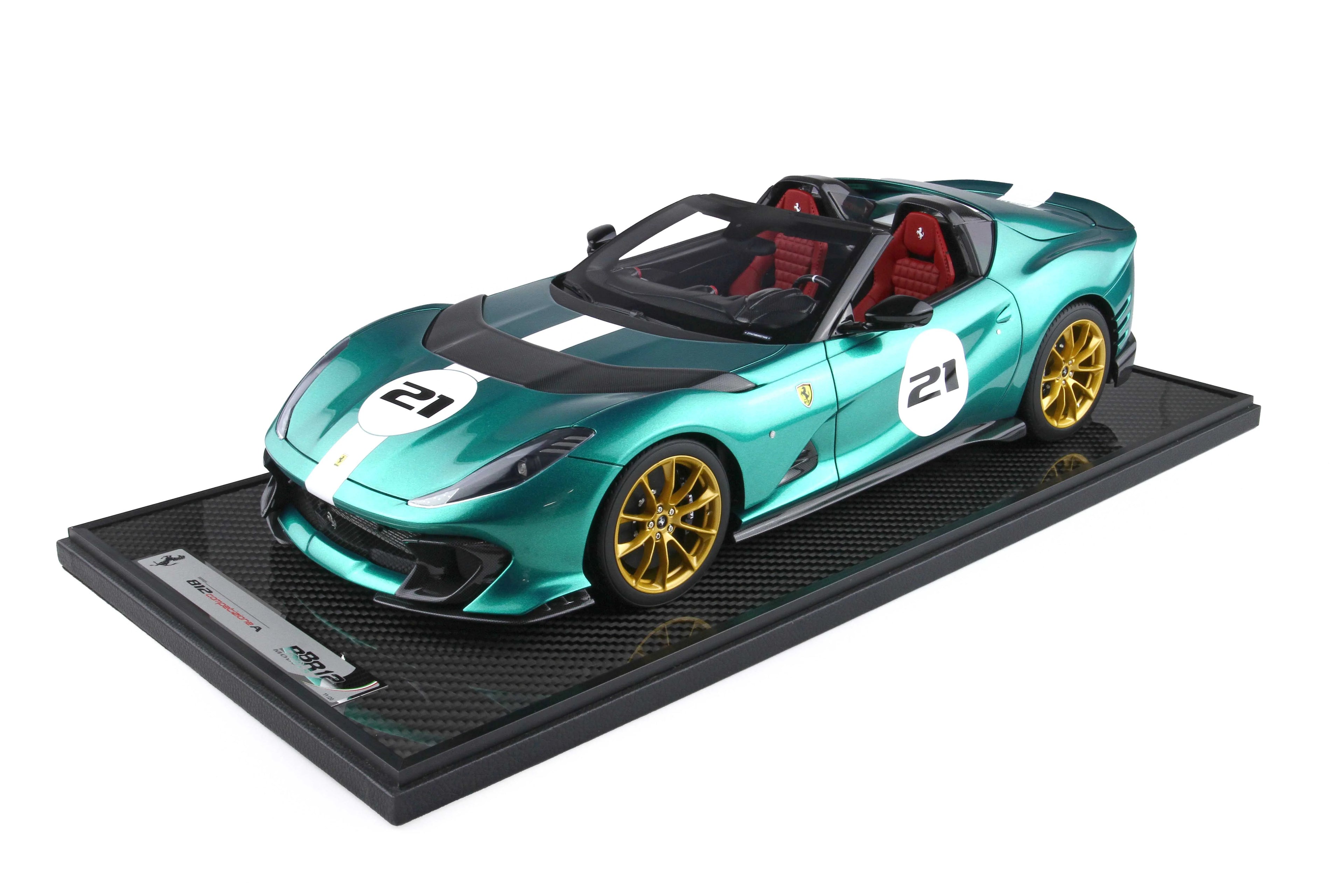 Pre-order BBR Ferrari 812 Competizione A Green Jewel (Scale 1/12) - Limited 20 pcs