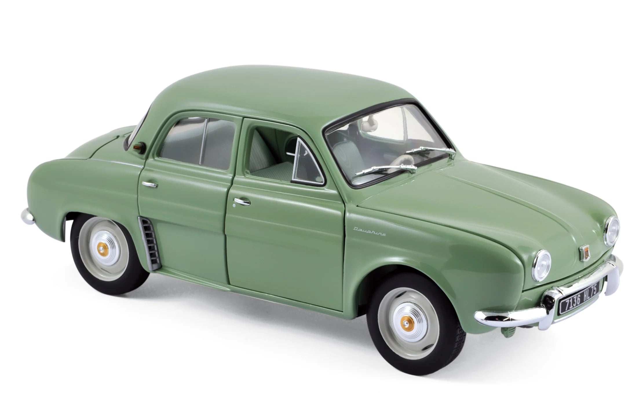 Renault Dauphine 1958 Ash Green 1:18