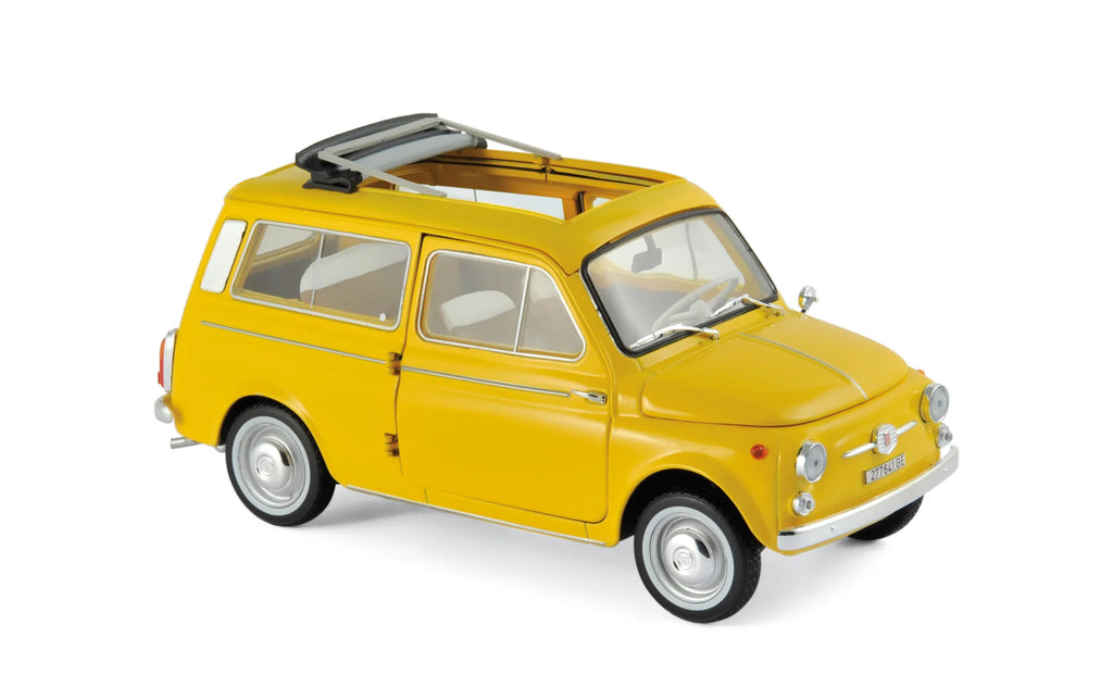 Fiat 500 Giardiniera 1968 Positano Yellow 1:18