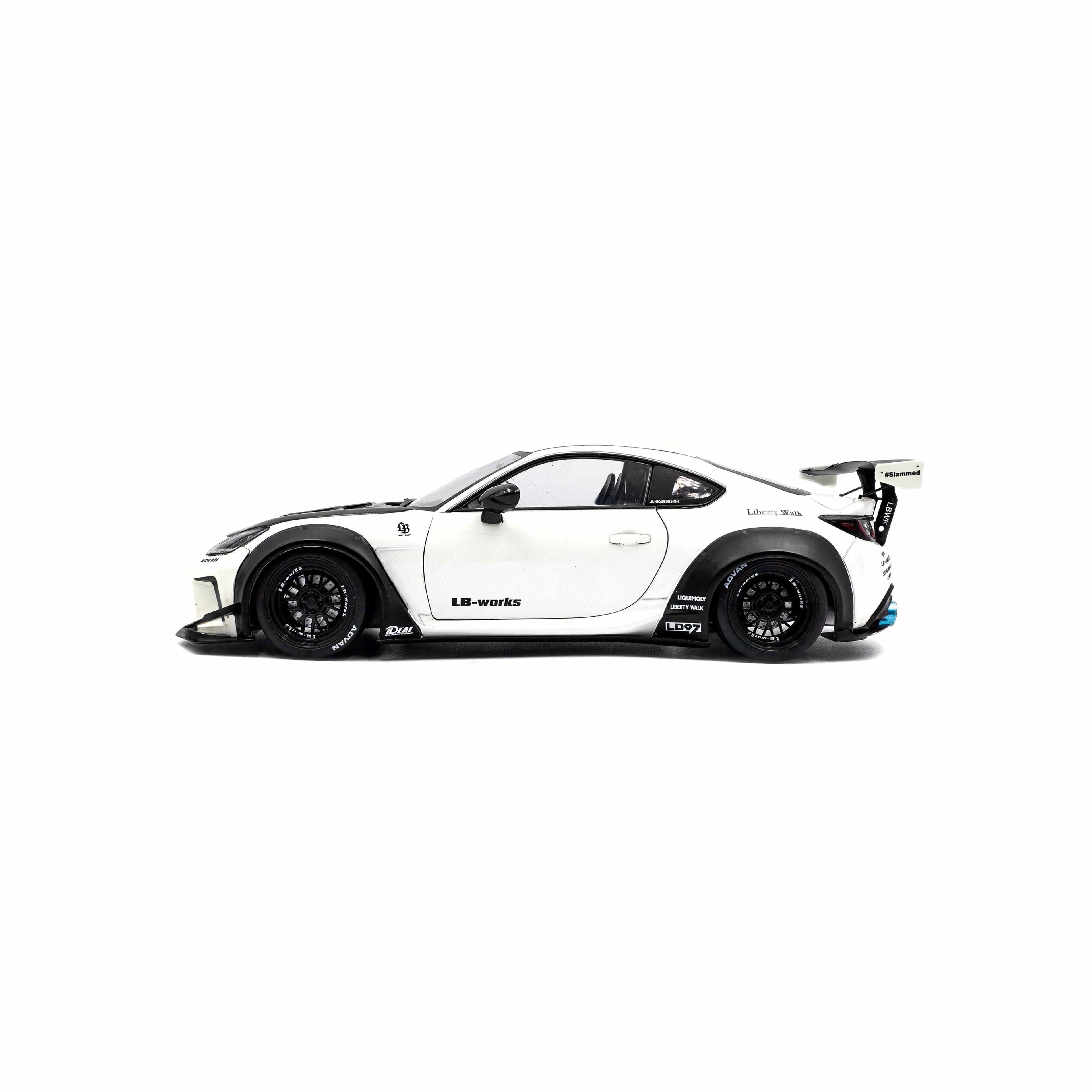 Toyota GR86 LBWK Body Kit Pearl White 1:18