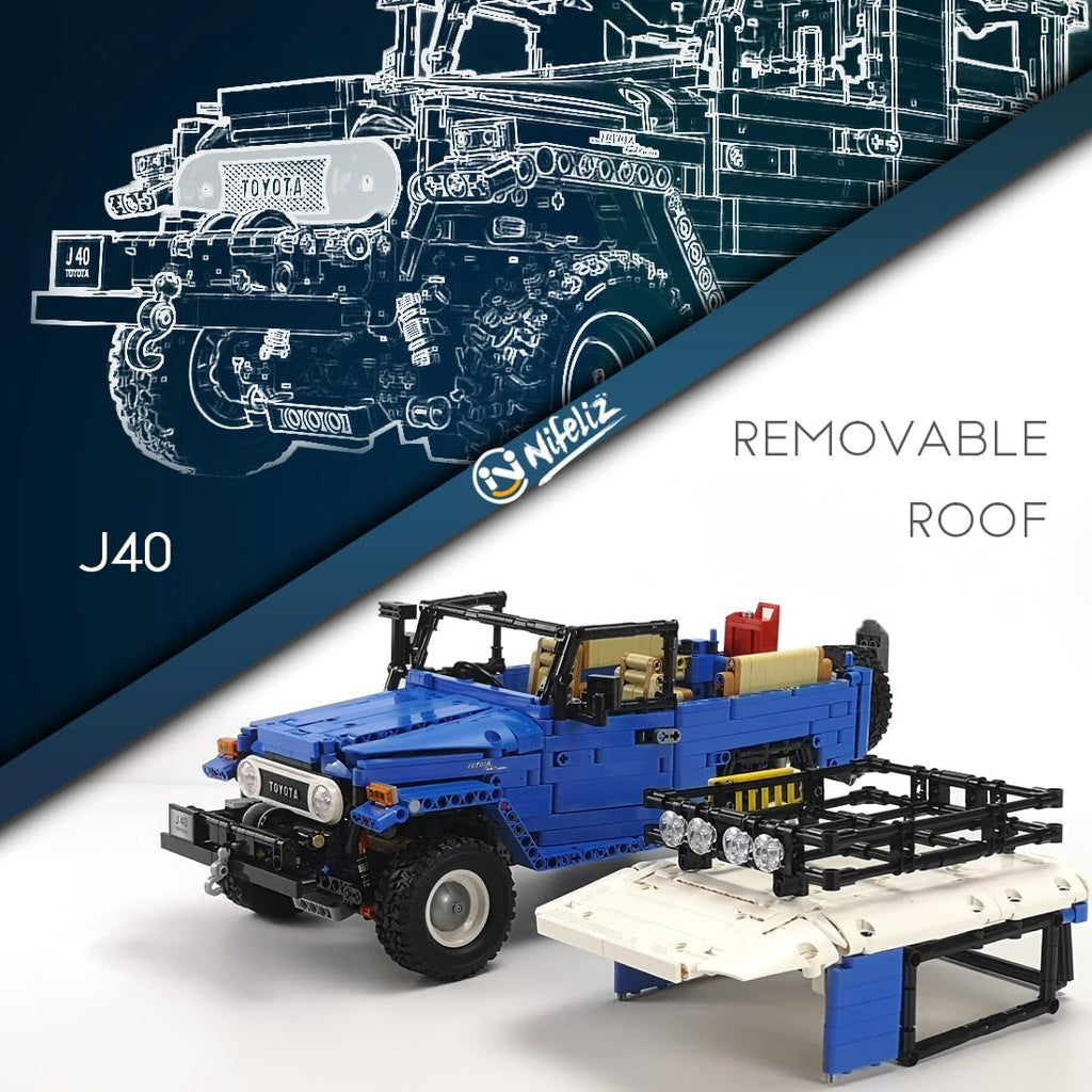 Nifeliz Off-Road Pickup J40 Land Cruiser (2101 PCS, NF10518)