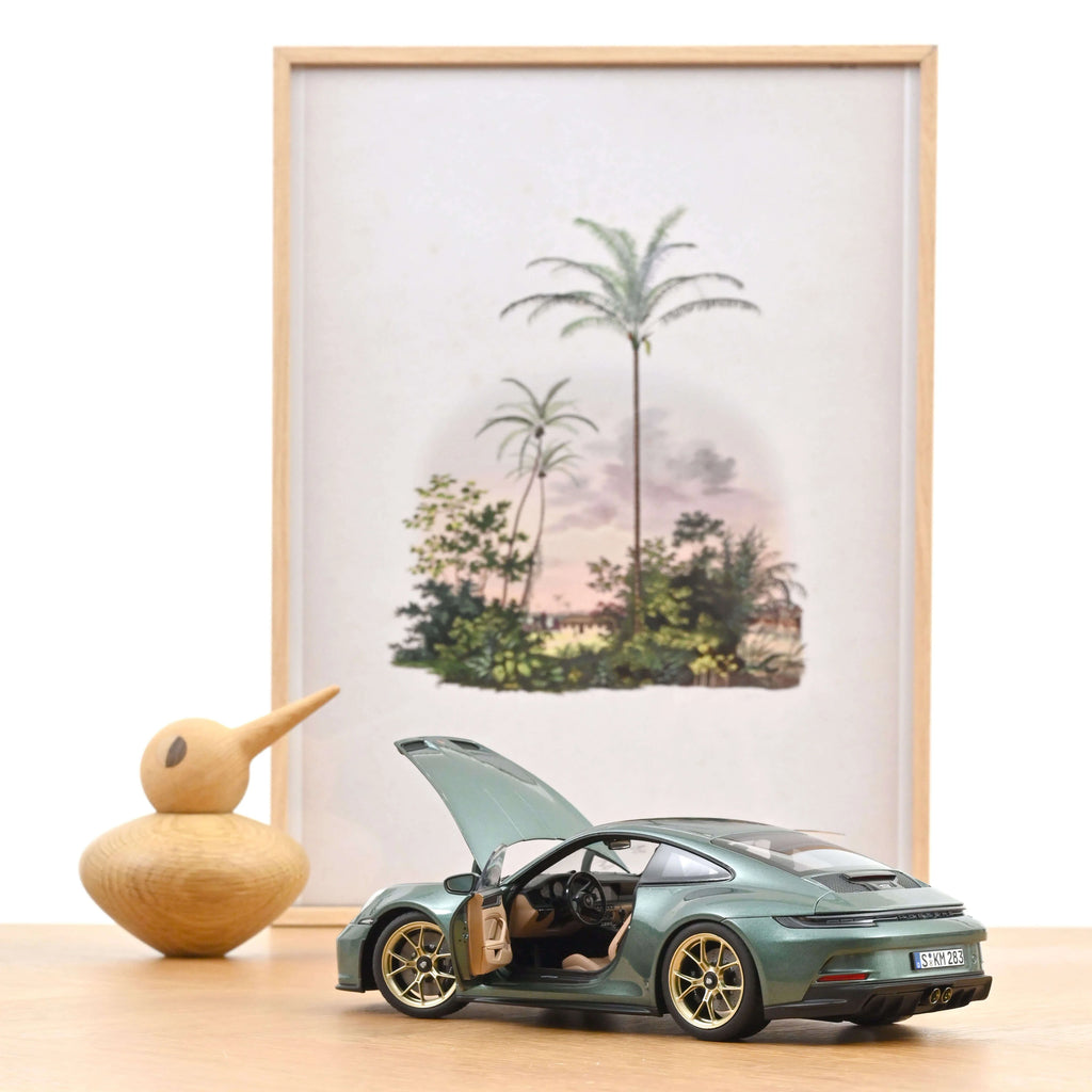 Porsche 911 GT3 avec Pack Touring 2021 Vert Malachite mét. 1:18