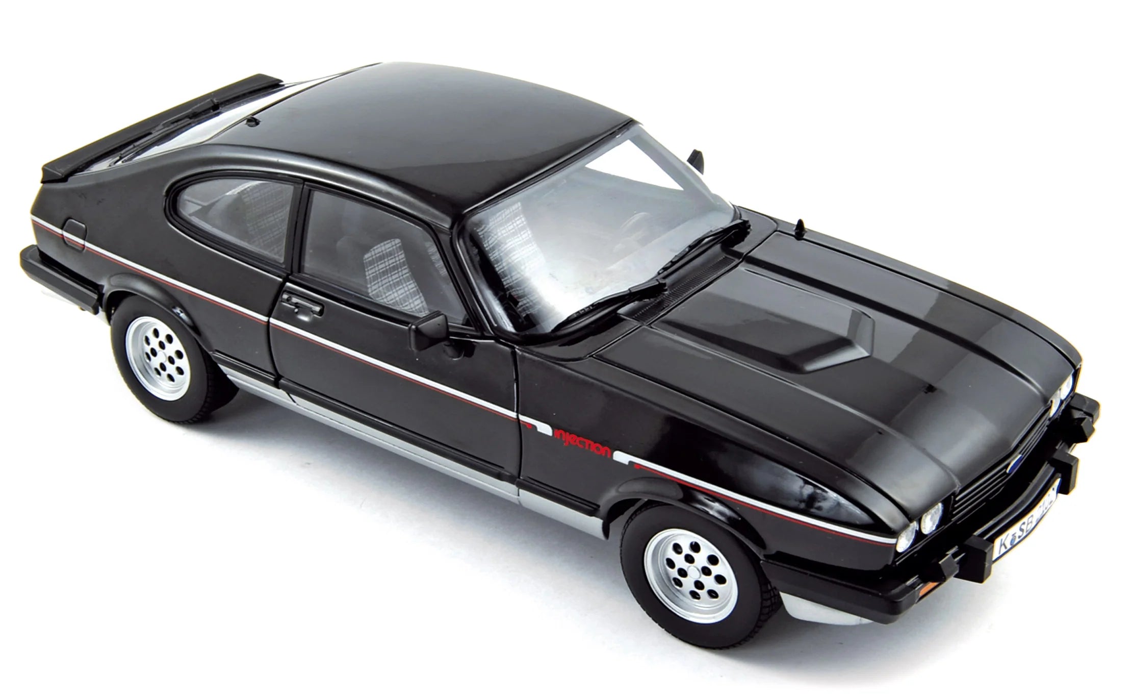 Ford Capri Mk. 3 2.8 Injection 1983 Black&Silver 1:18