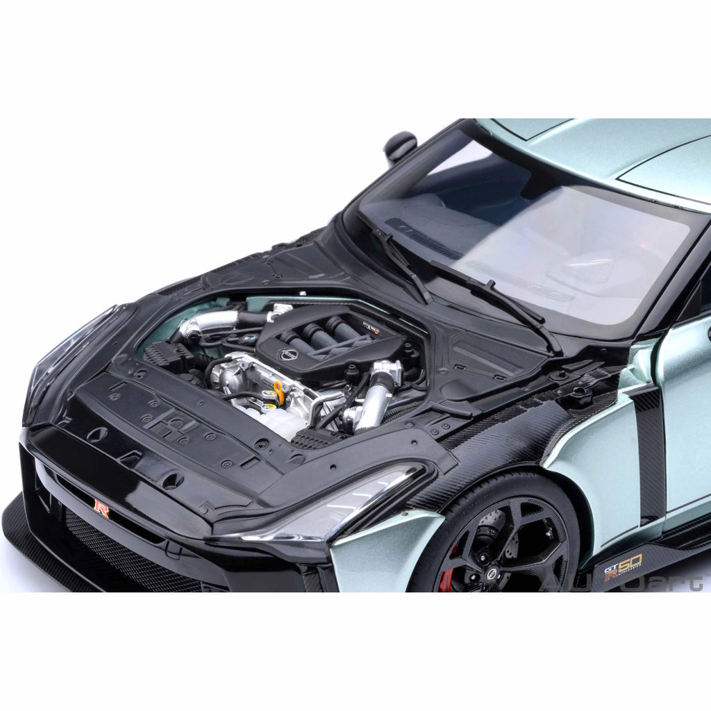 Nissan GT-R50 by Italdesign Metallic Green and Black 1/18