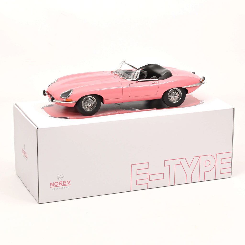 Jaguar E-Type Cabriolet 1962 Pink 1:12 - 300pcs