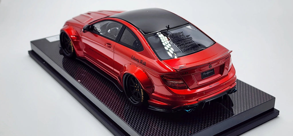 Mercedes Benz C63 Liberty Walk Performance White, Red - Limited 10 pcs by LB Work