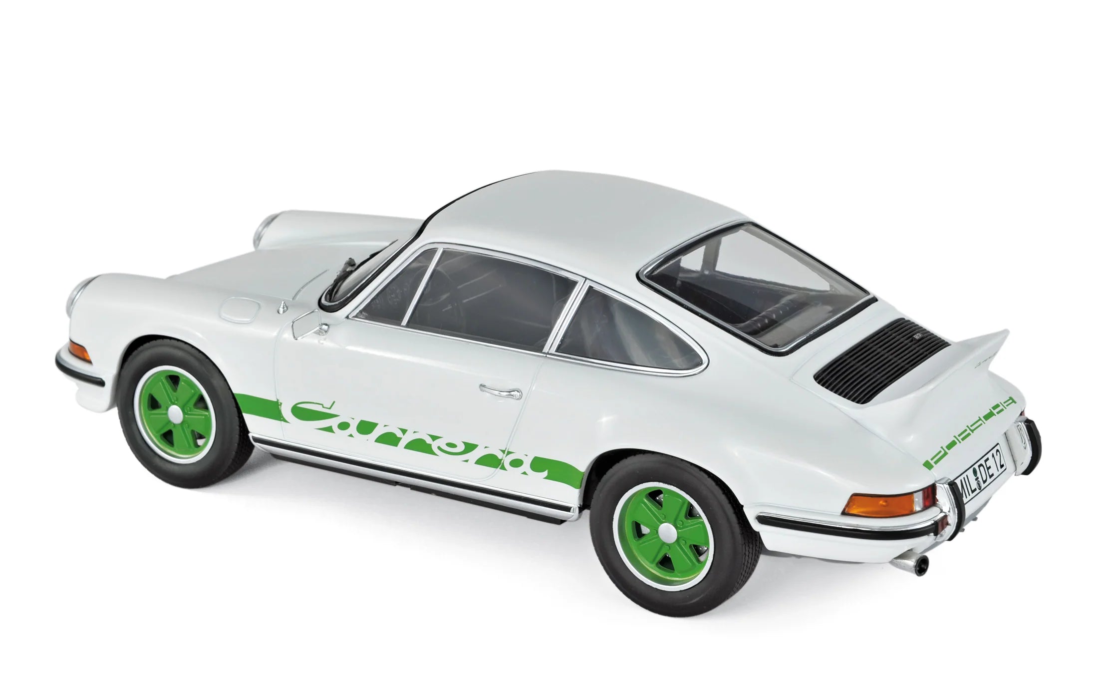 Porsche 911 RS 1973 White & Green deco 1:18