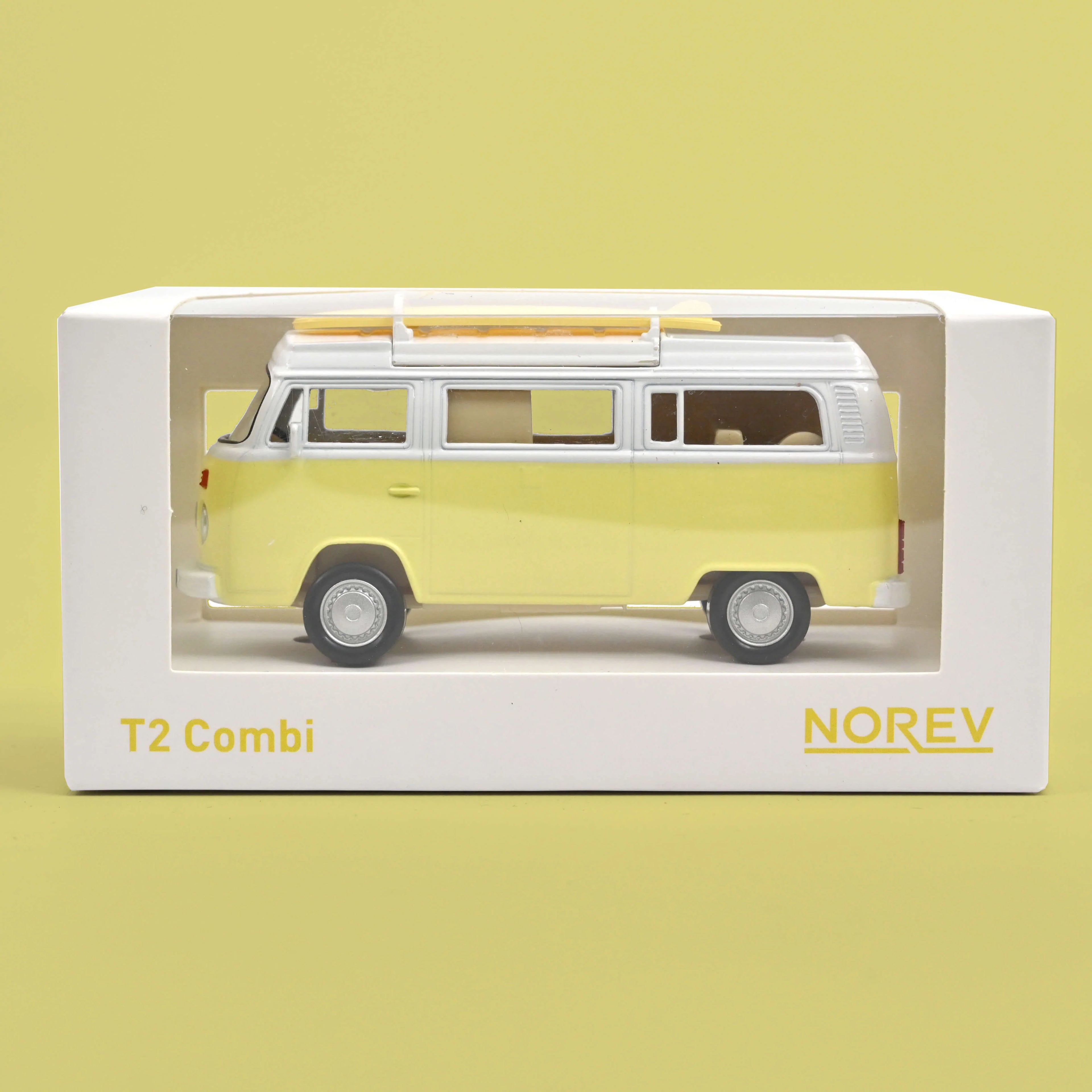VW Combi T2b Camper Van 1973 Pastel Yellow Jet-car 1:43