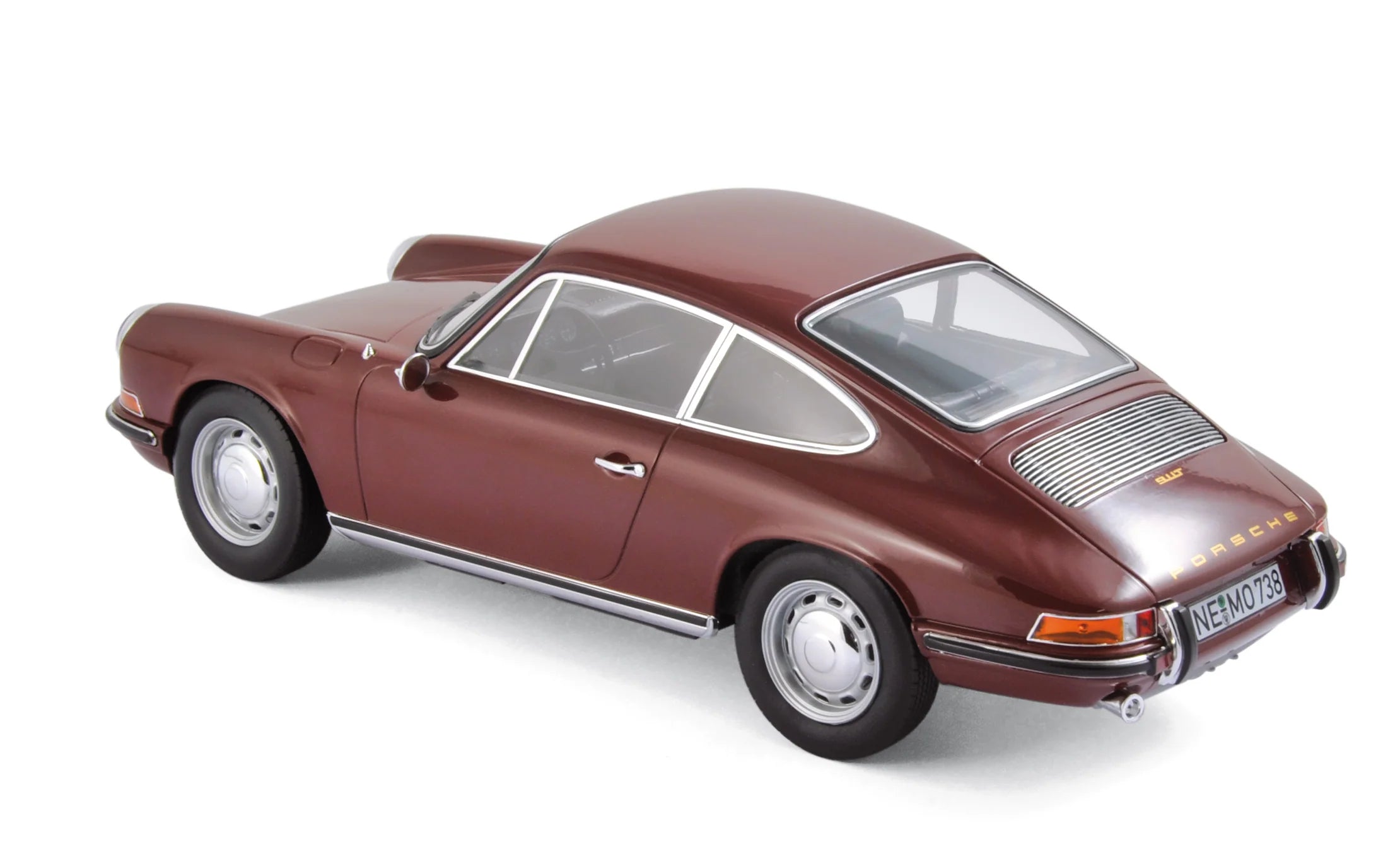 Porsche 911 T 1969 Dunkelrot 1:18