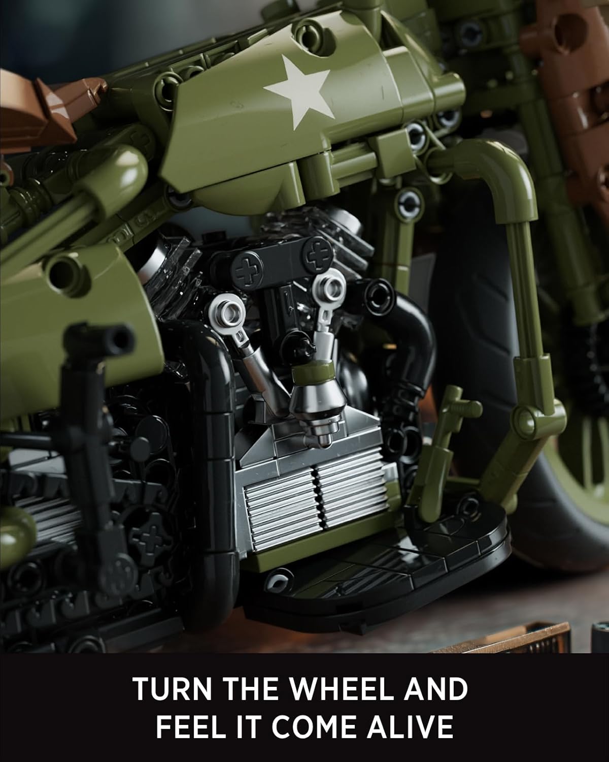 Nifeliz Motorcycle WLA Model (833 PCS, NF10333)