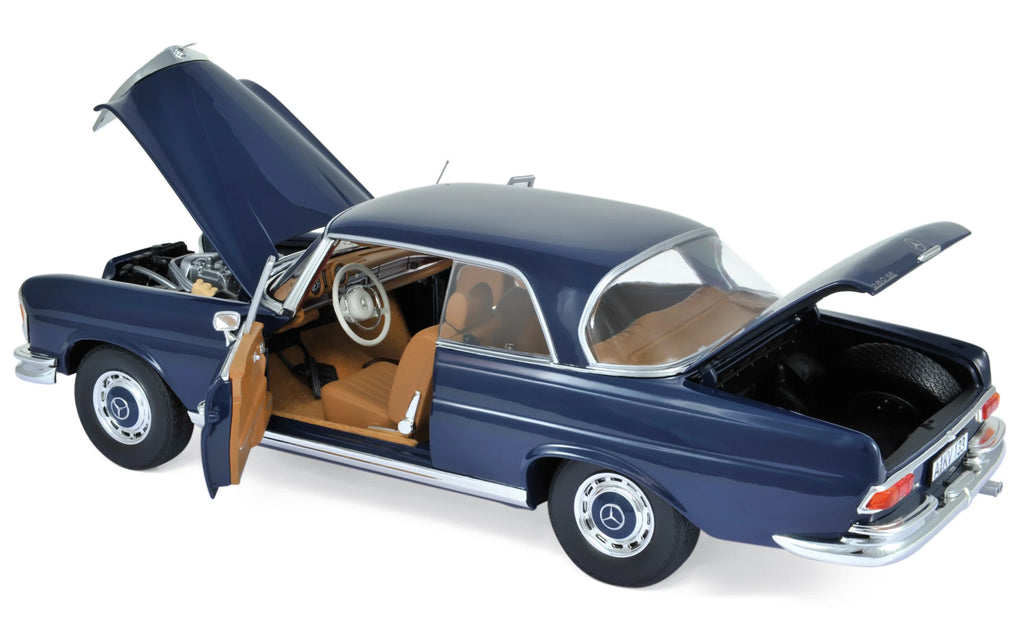Mercedes-Benz 280 SE Coupe 1969 Dark Blue 1:18 - 100pcs