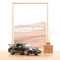 Porsche 911 GT3 RS 2009 Noir et or blanc métallisé 1:18