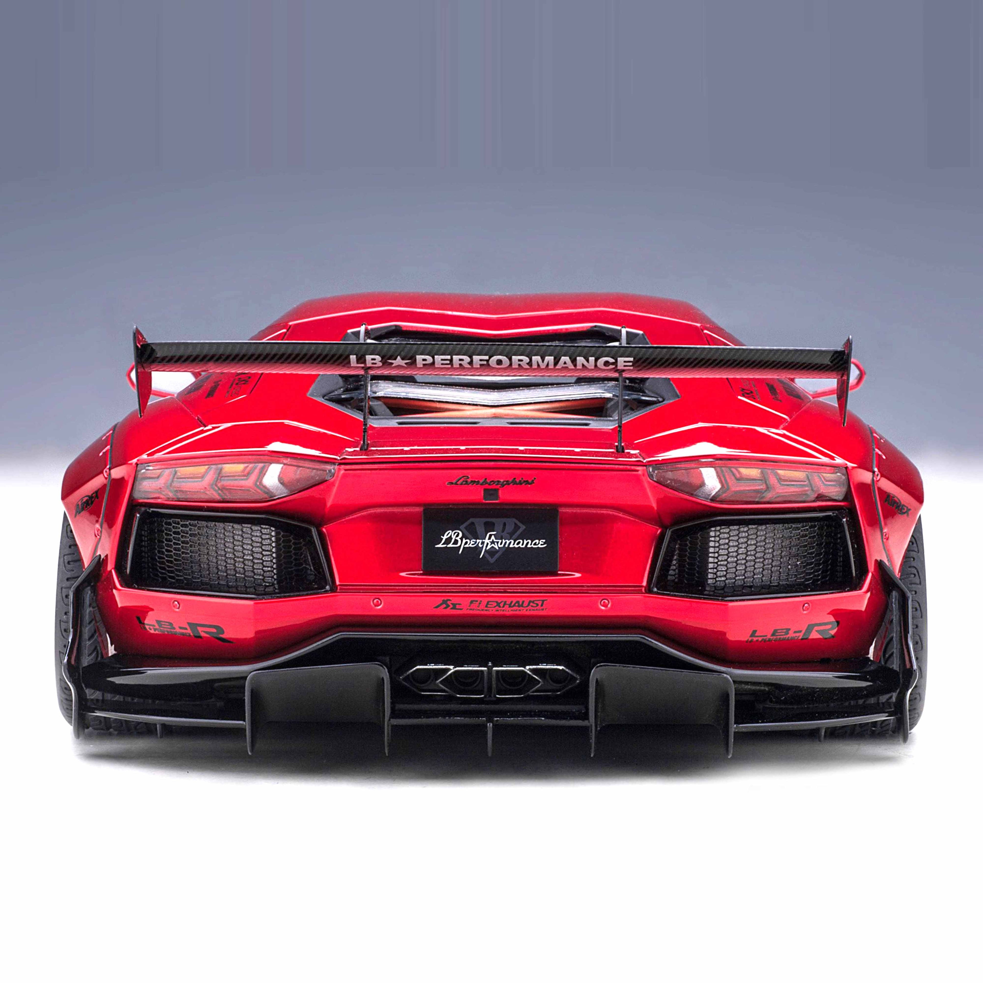 Liberty Walks LB-Works Lamborghini Aventador Ltd Edition Red 1:18
