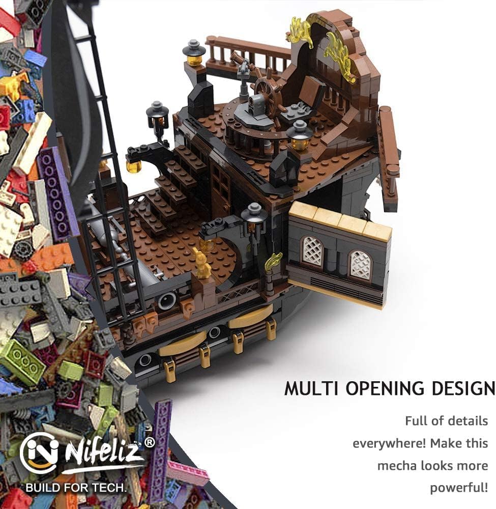 Nifeliz Black Hawk Pirates Ship (1352PCS, NF10288)