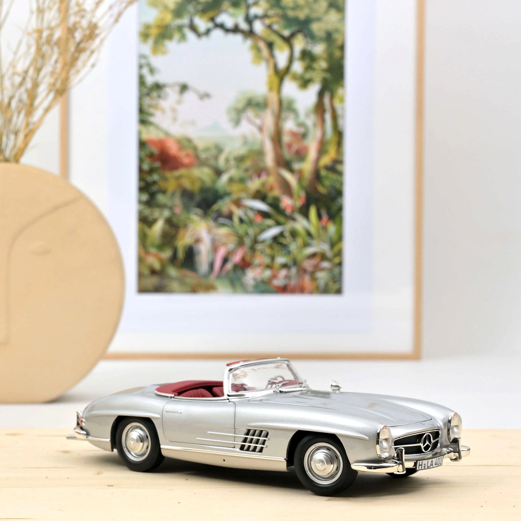 Mercedes-Benz 300 SL Roadster 1957 Argent 1:18