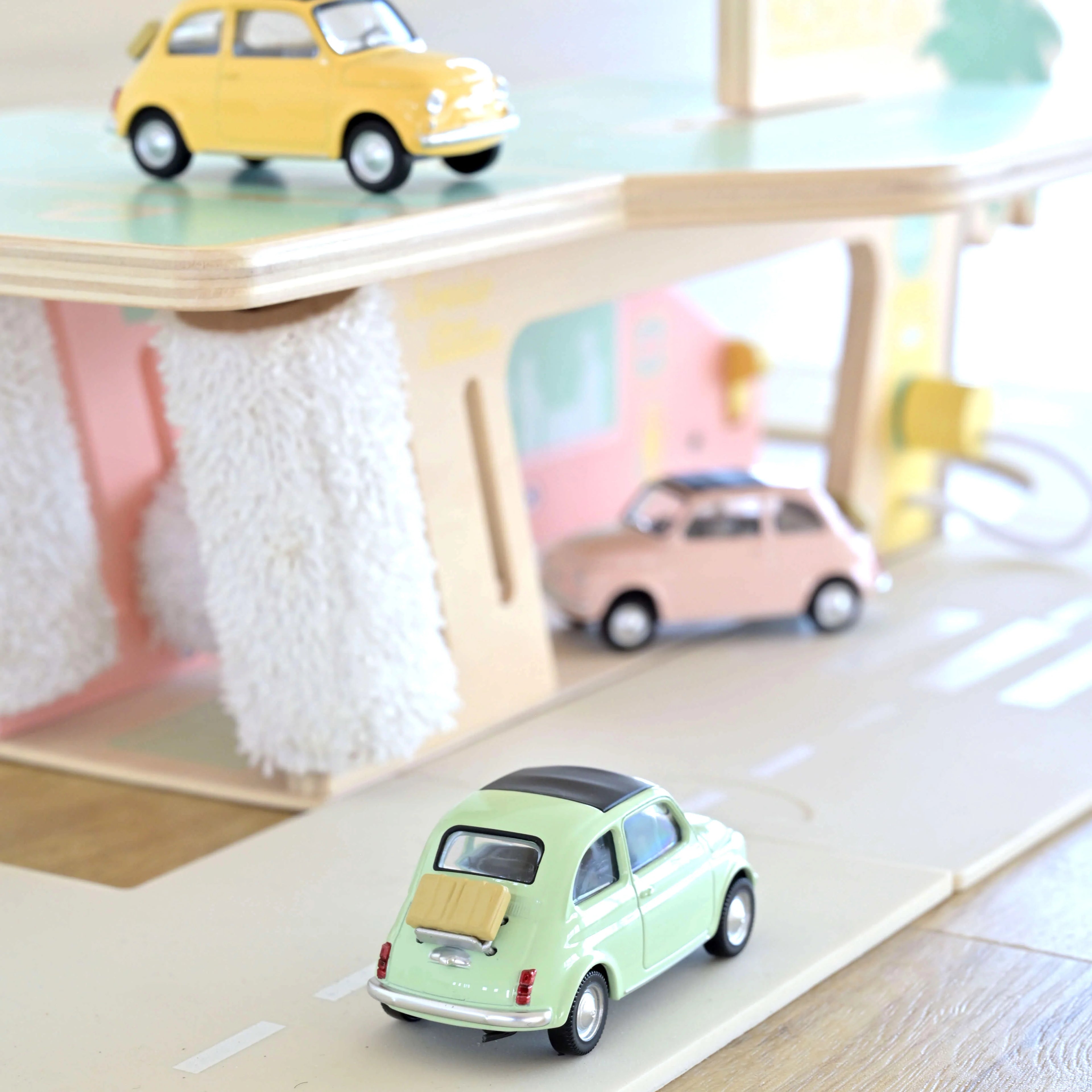 Fiat 500 F 1965 Vert clair Jet-car 1:43