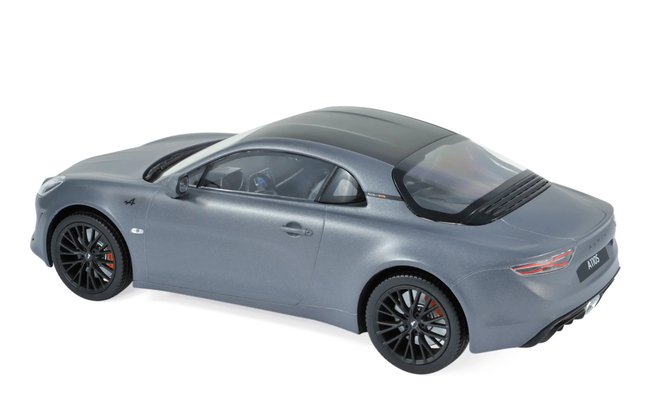 Alpine A110S 2019 Matt Grey & Carbon roof 1:18