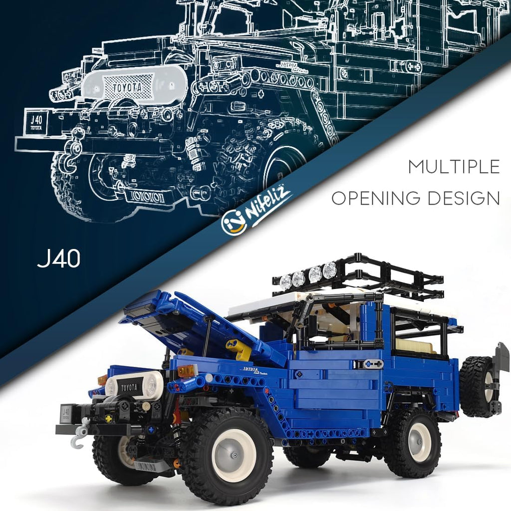 Nifeliz Off-Road Pickup J40 Land Cruiser (2101 PCS, NF10518)