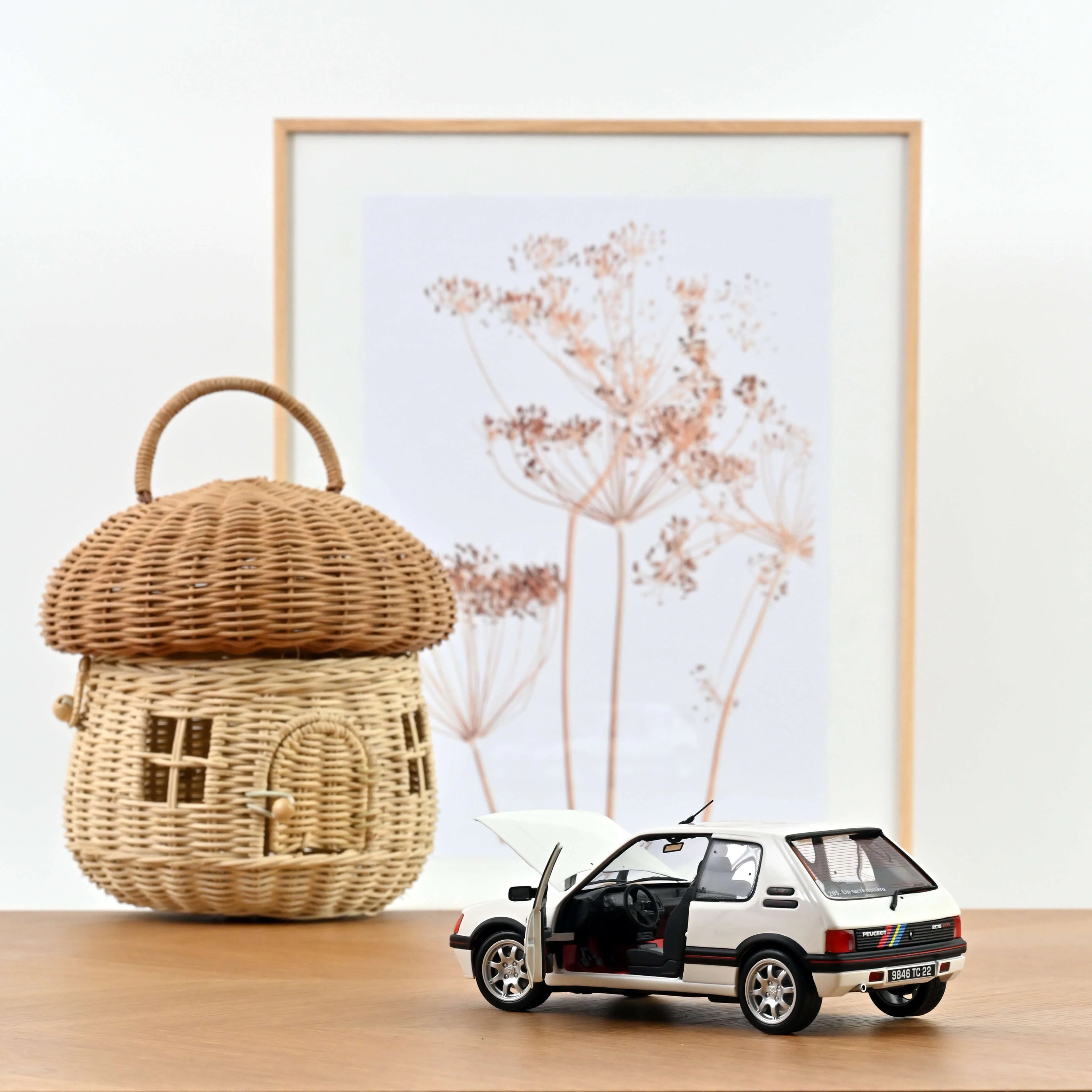 Peugeot 205 GTi 1.9 1989 Blanc Meije 1:18
