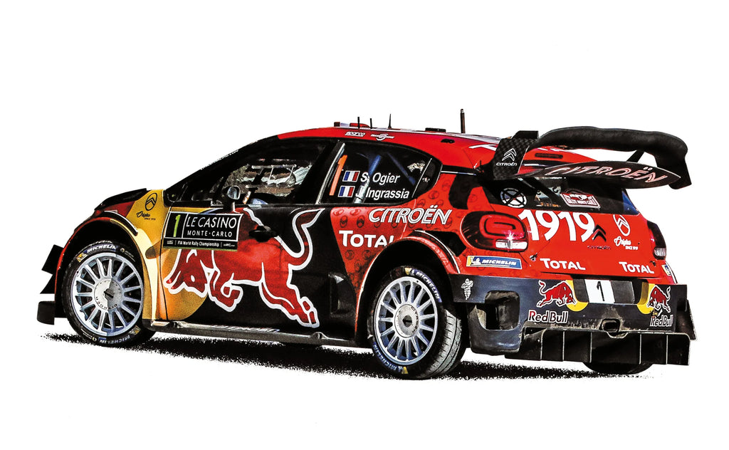 Citroën C3 WRC 2019 Rallye Monte-Carlo 2019 1 Ogier/ Ingrassia 1:18