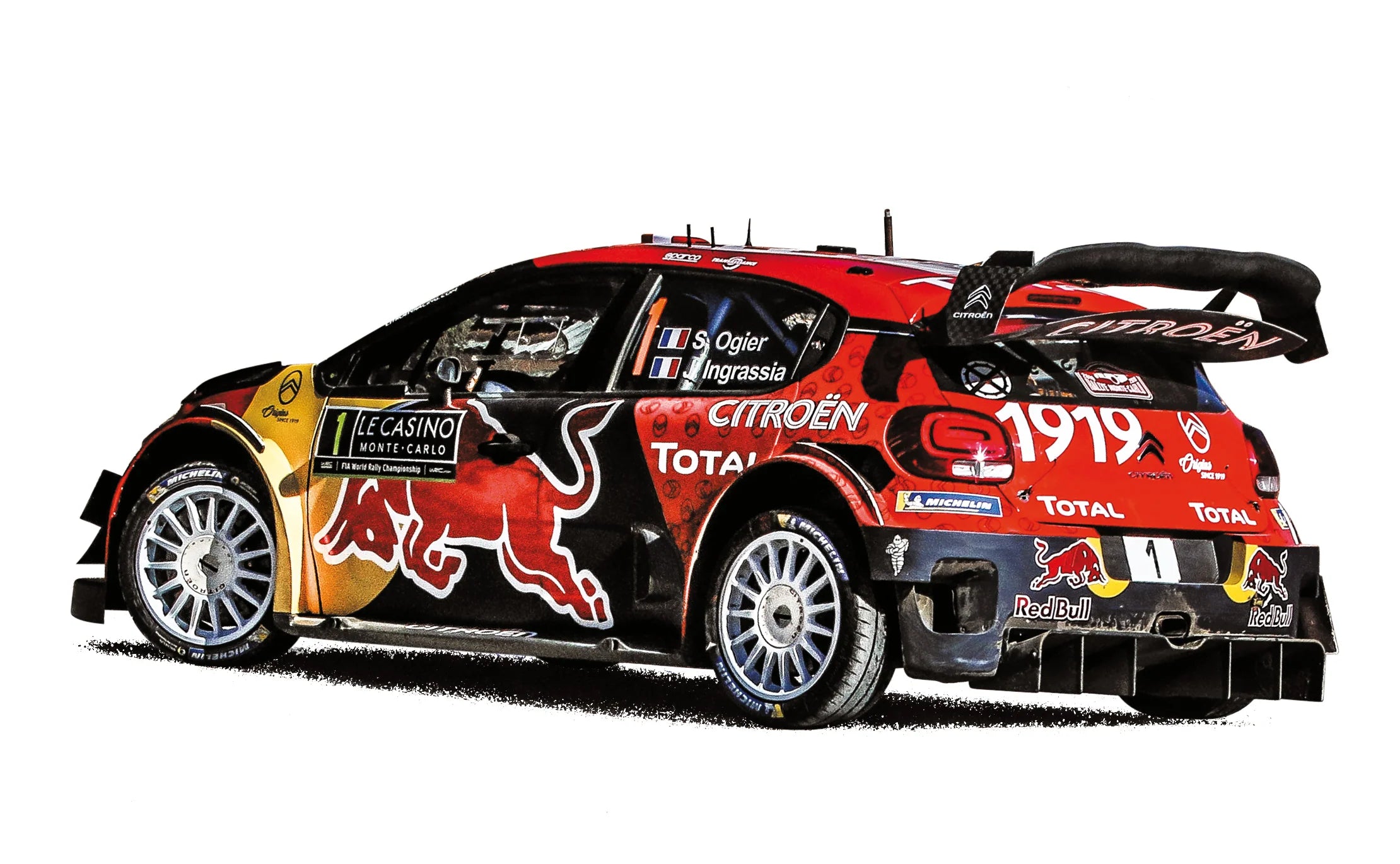 Citroën C3 WRC 2019 Rallye Monte-Carlo 2019 1 Ogier/ Ingrassia 1:18