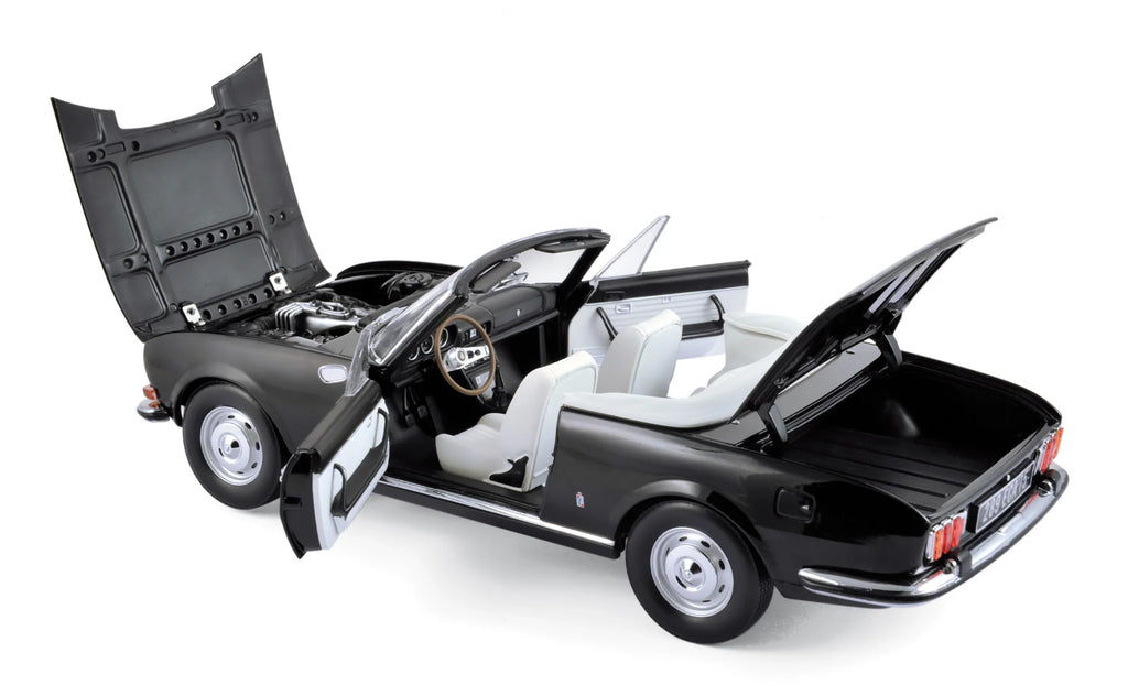 Peugeot 504 Cabriolet 1971 Schwarz 1:18