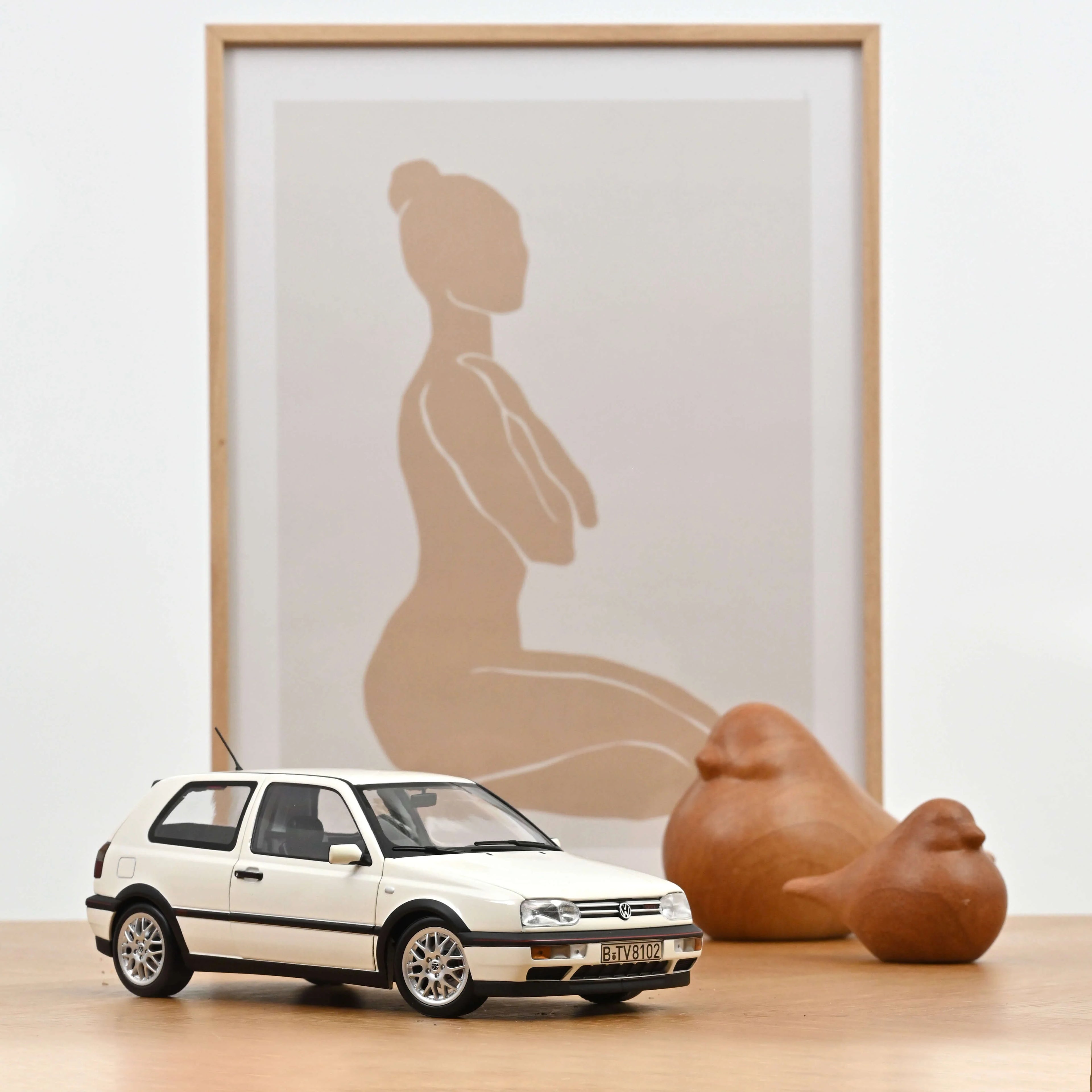 VW Golf GTI 1996 Candy White 1:18