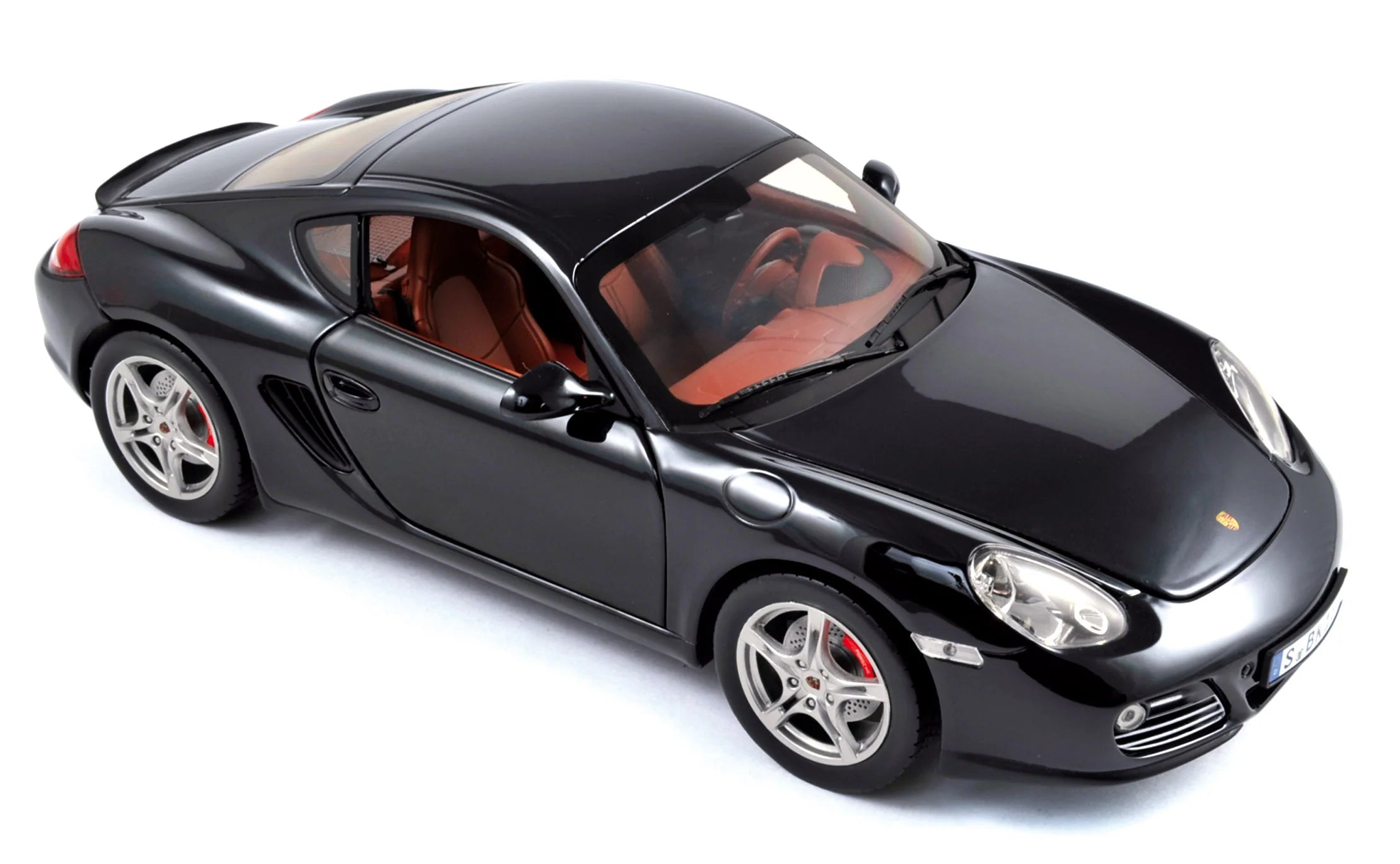 Porsche Cayman 2009 Schwarzmetallic 1:18