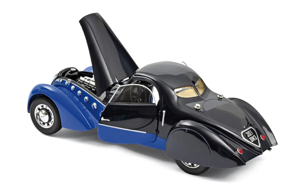 Peugeot 302 Darl'Mat Coupe 1937 Clear&Dark Blue 1:18