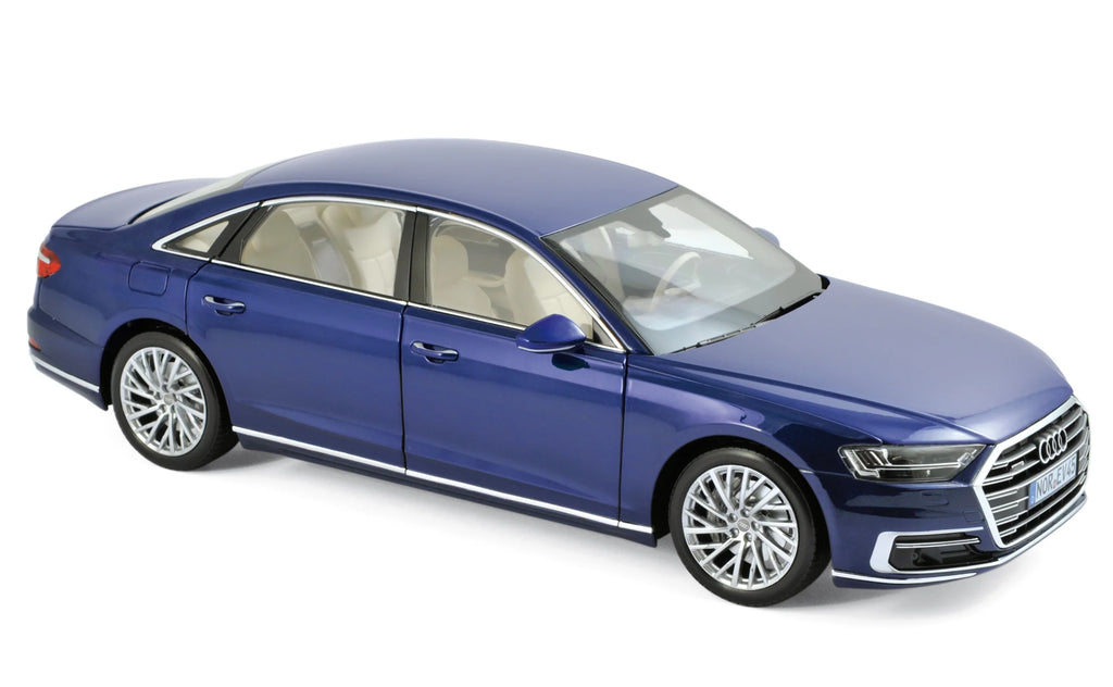 Audi A8 L 2017 Blue metallic 1:18