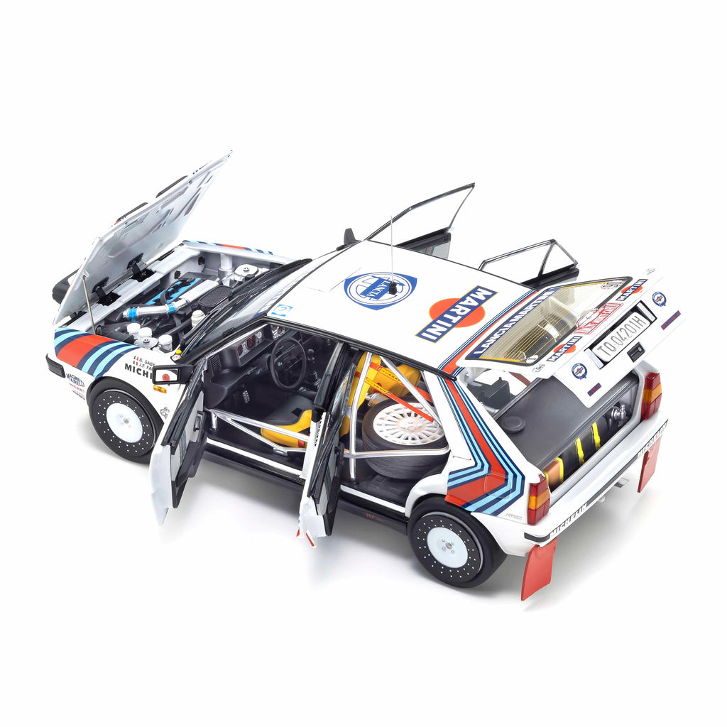 Lancia Delta HF 4WD 1988 Rallye Monte-Carlo LANCIA MARTINI N°3 1/18