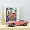 Jaguar E-Type Cabriolet 1962 Pink 1:12 - 300pcs