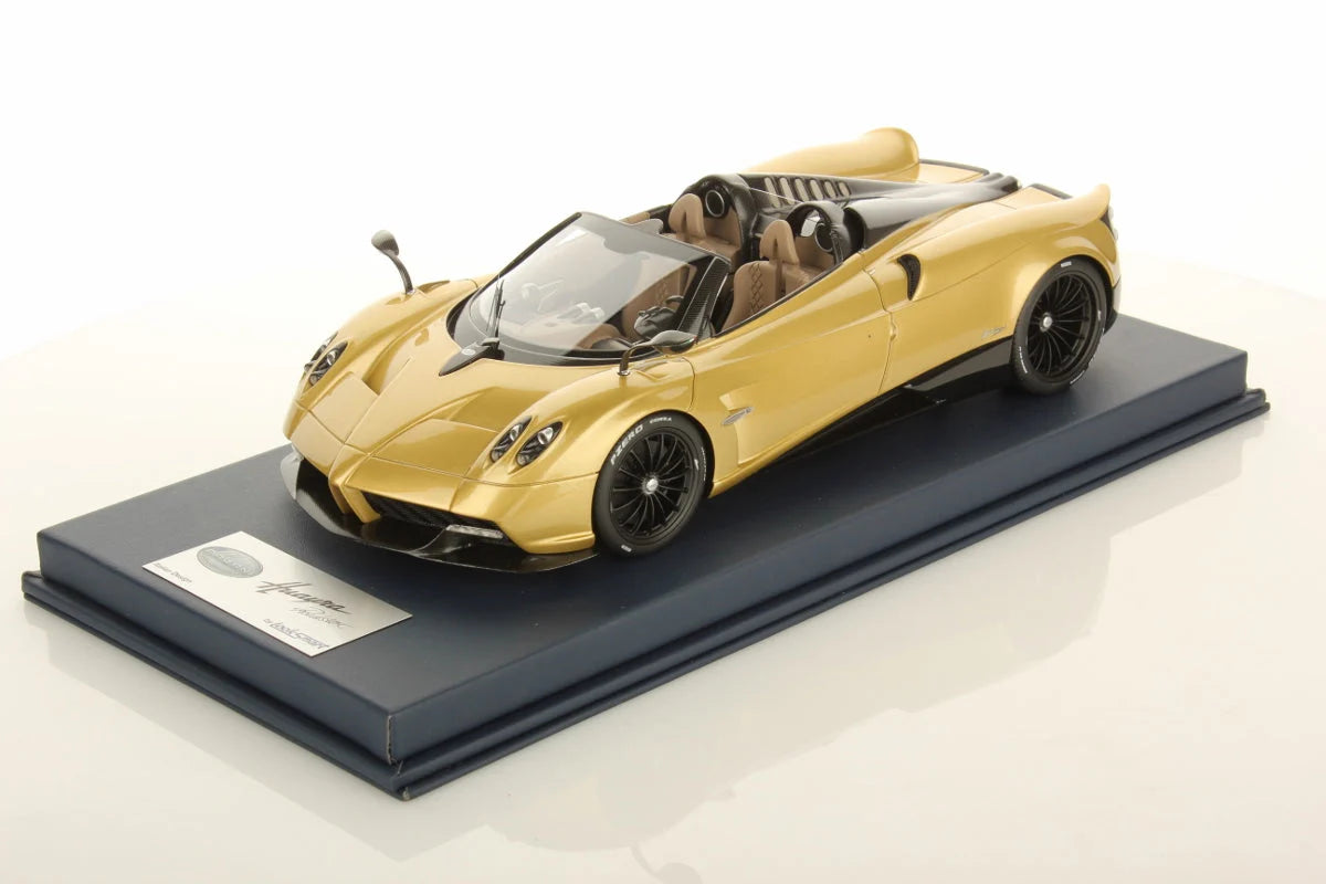 LookSmart Pagani Huayra Roadster Bronzo Chiaro Gold - Limited 99 pcs with Display Case