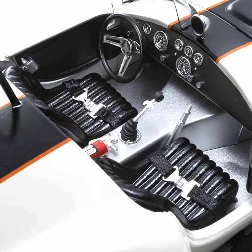 Shelby Cobra 427S/C N°91 Essex Wire Blanc/Bleu foncé 1/18