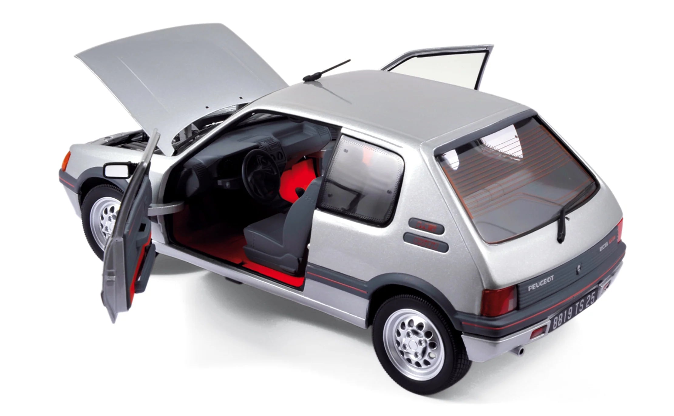 Peugeot 205 GTi 1.6 1988 Futura Grey 1:18