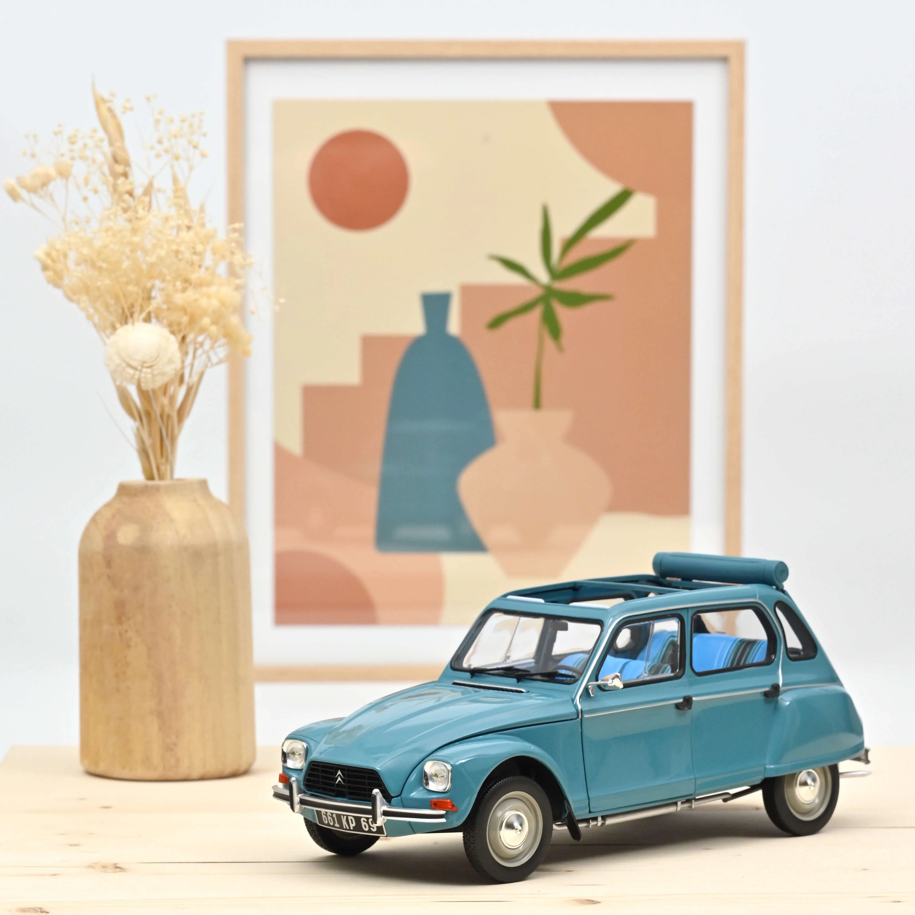 Citroën Dyane 1983 Lagune Blau 1:18 - 200 Stk.