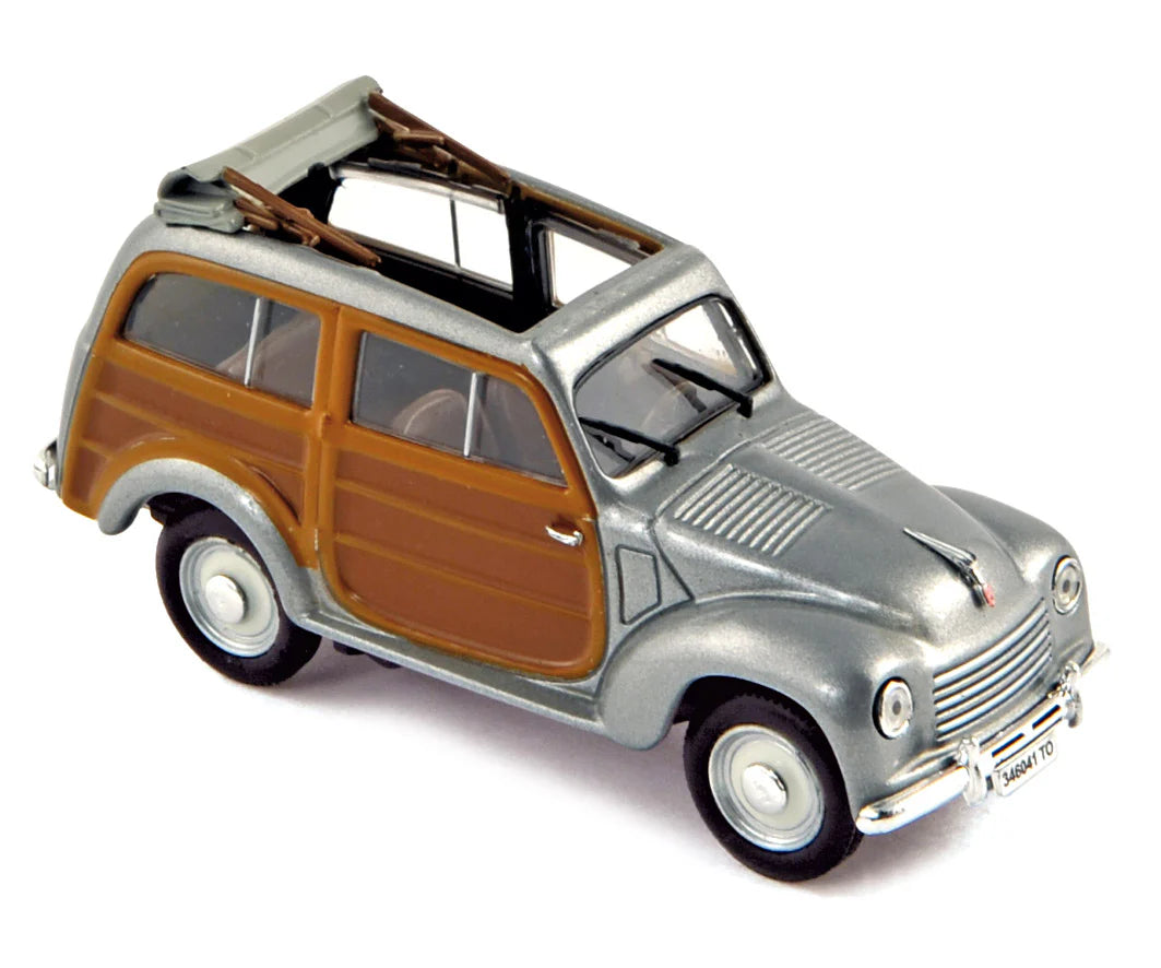 Fiat 500C Giardiniera Legno 1949 Grey 1:43