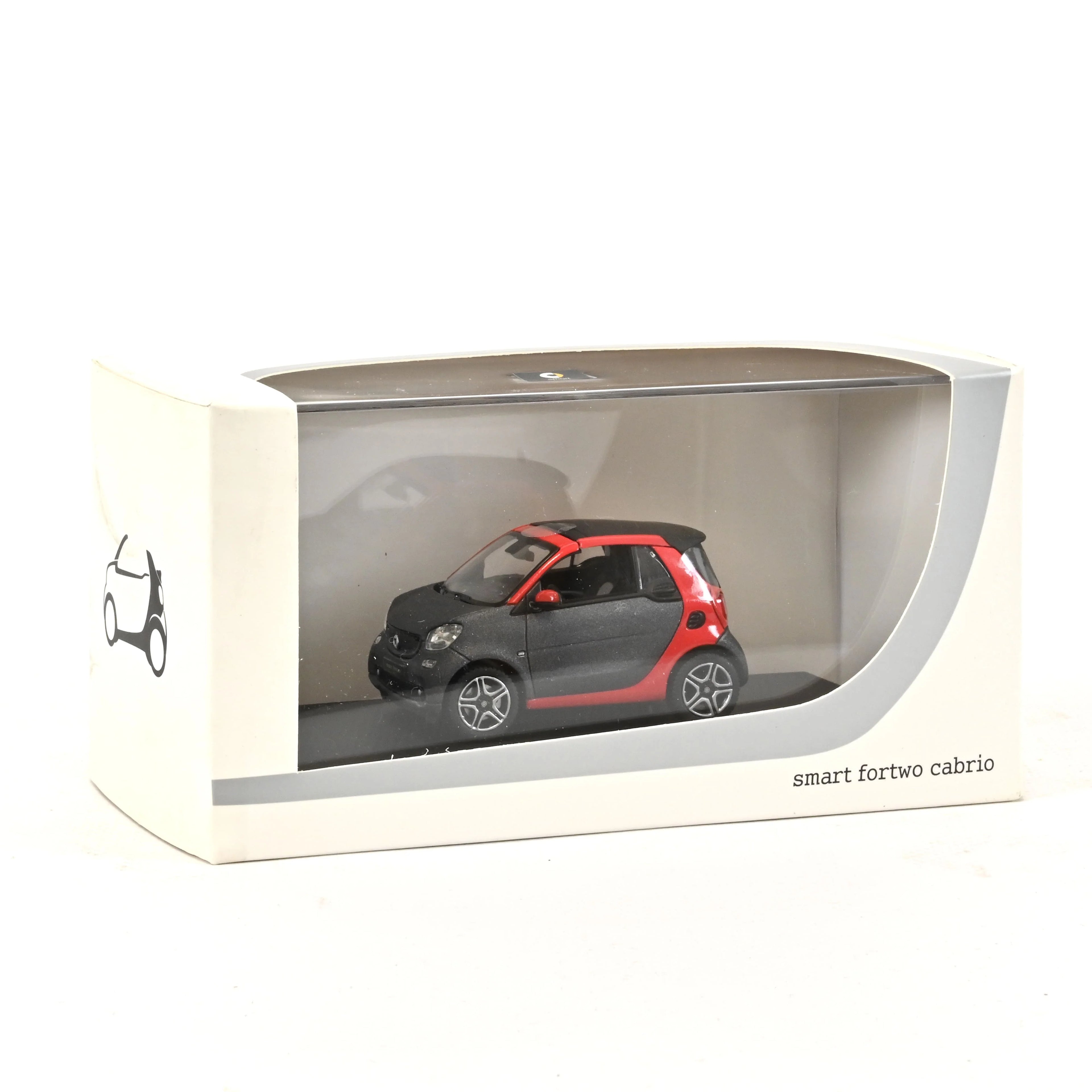 Smart Fortwo Cabriolet 2016 Gris Titania Mat 1:43