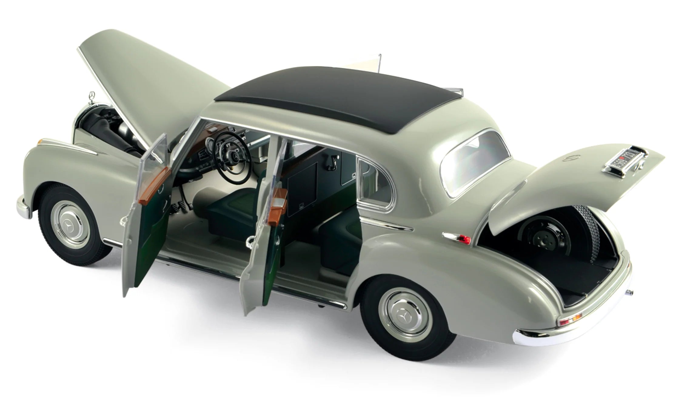 Mercedes-Benz 300 1955 Grey Beige 1:18