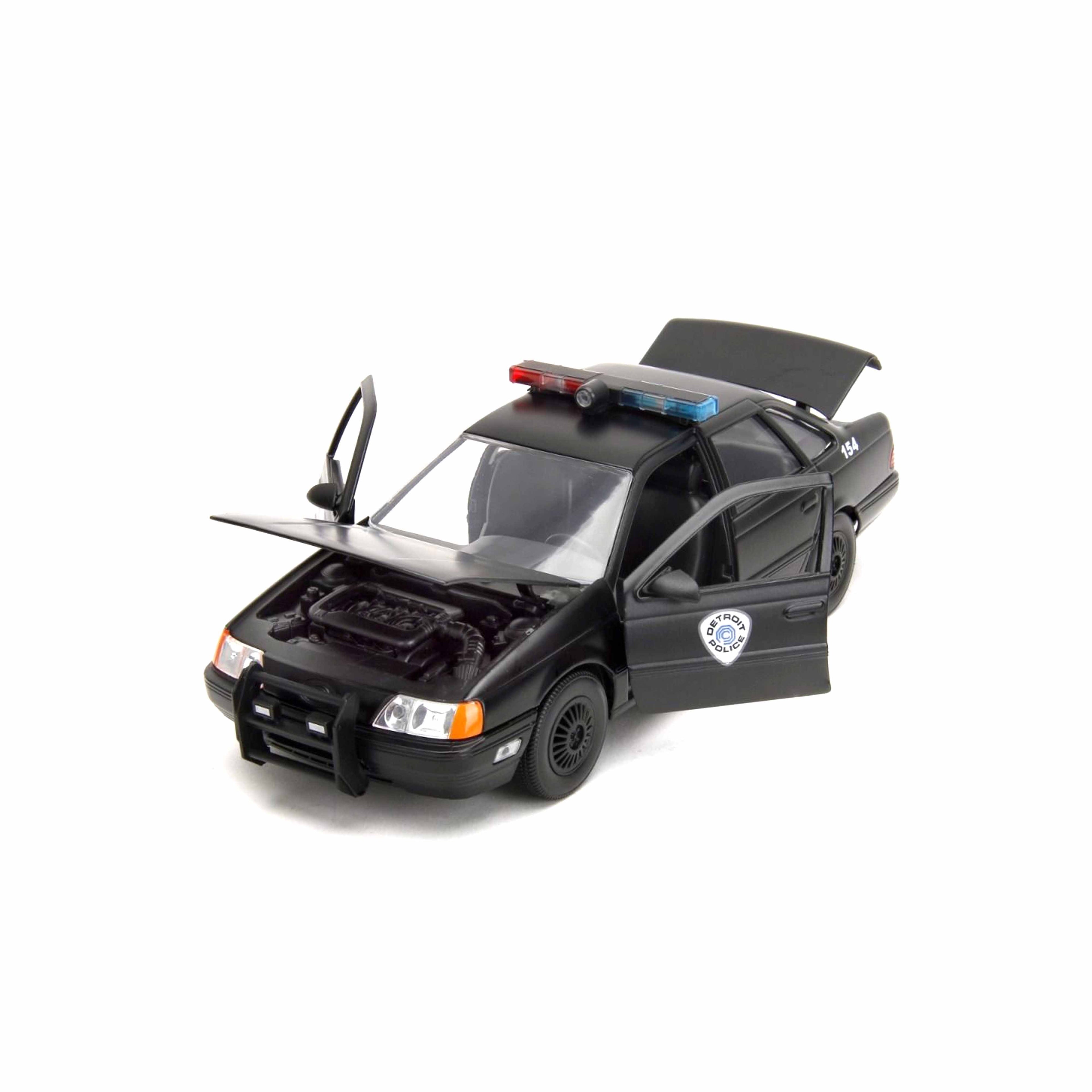 Ford Taurus Black with Robocop figure 1986 1:24