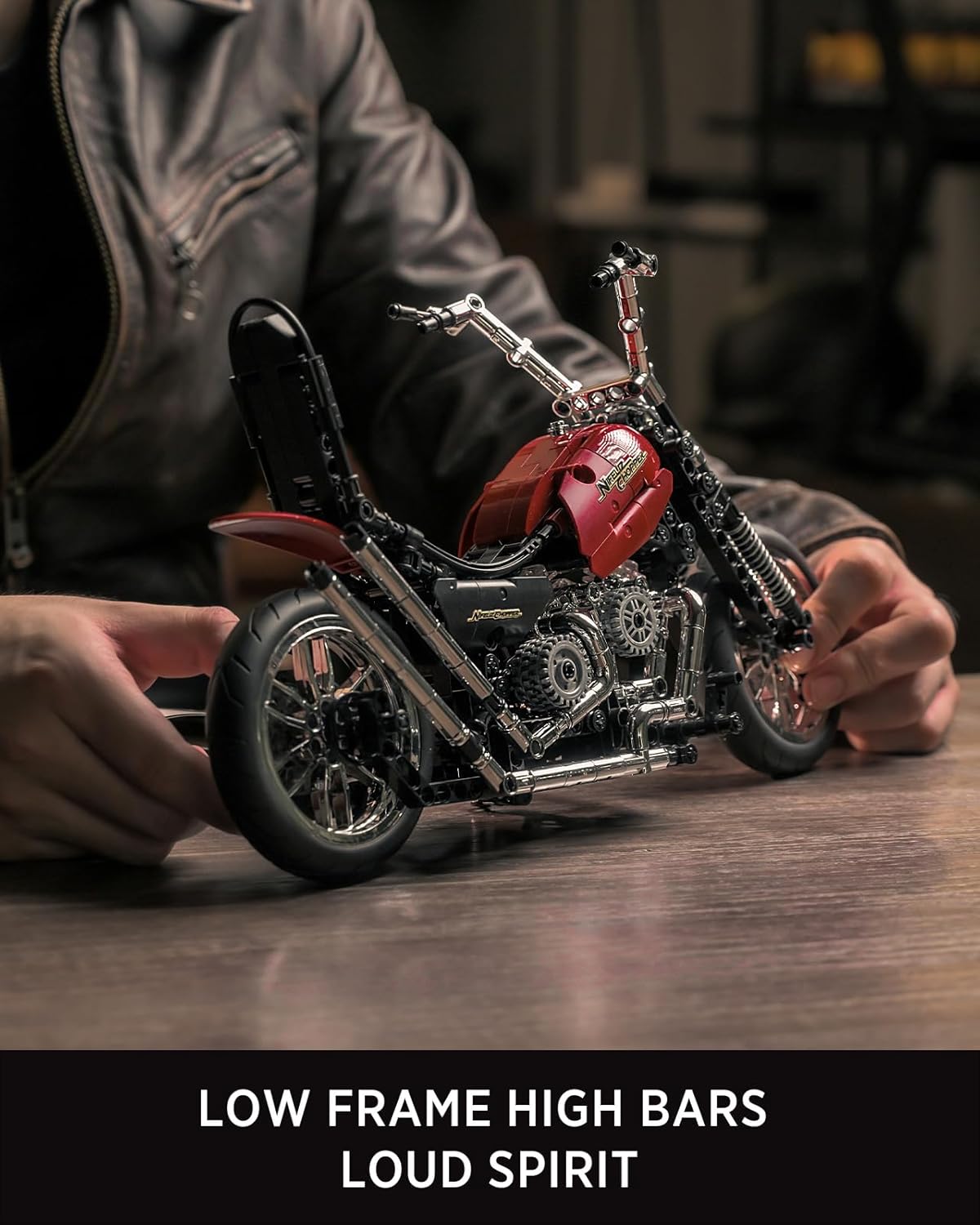 Nifeliz Chopper Motorcycle (572 PCS, NF10308)
