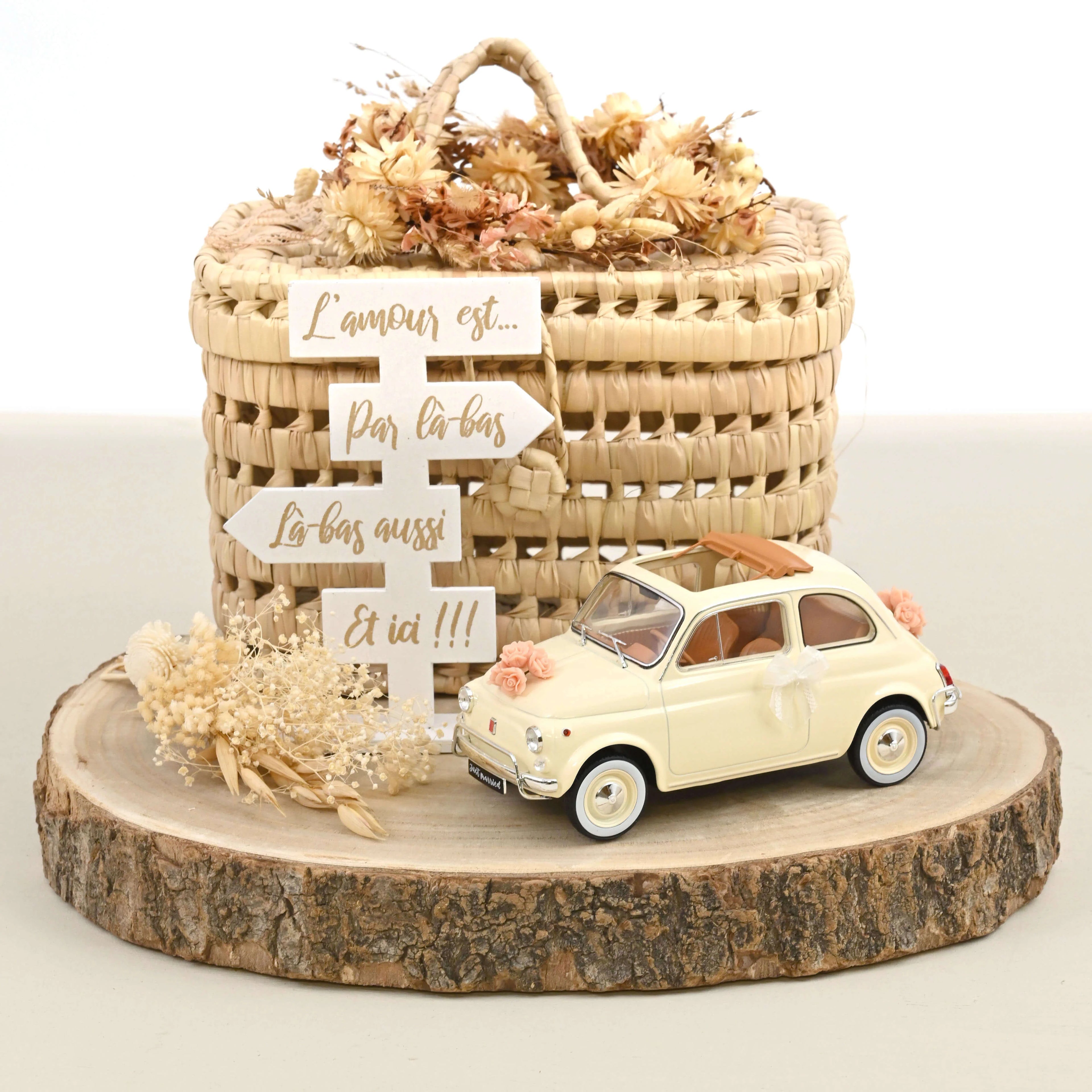 Fiat 500 L 1968 Ivory Wedding Gift 1:18
