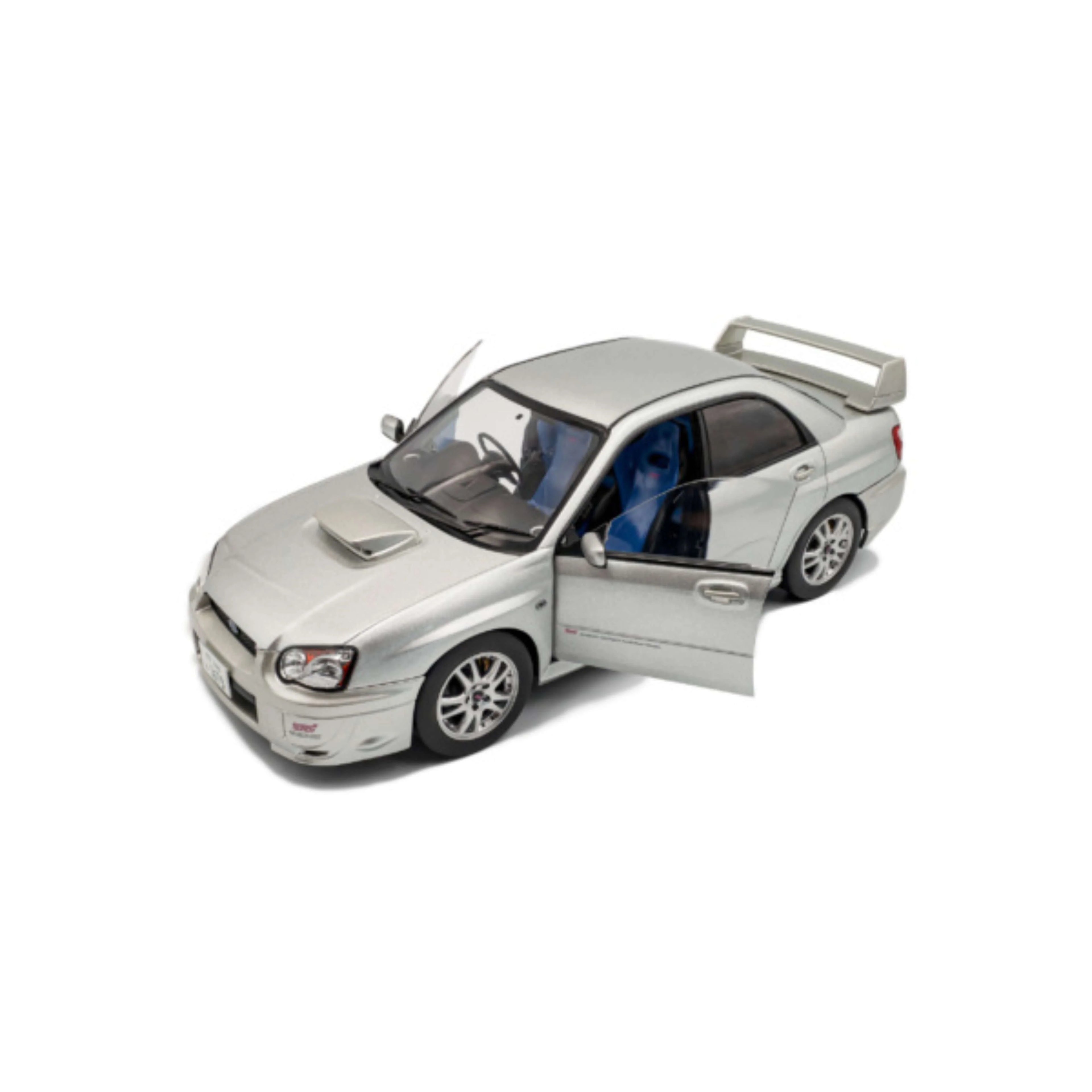 Subaru Impreza Wrx Sti Premium Silver Effect 1:18