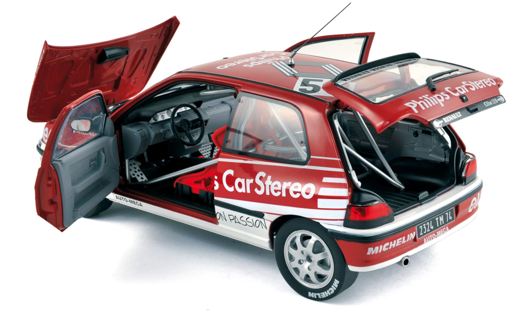 Renault Clio 16S 1991 Rally Corse 53 Racing Renault 1:18