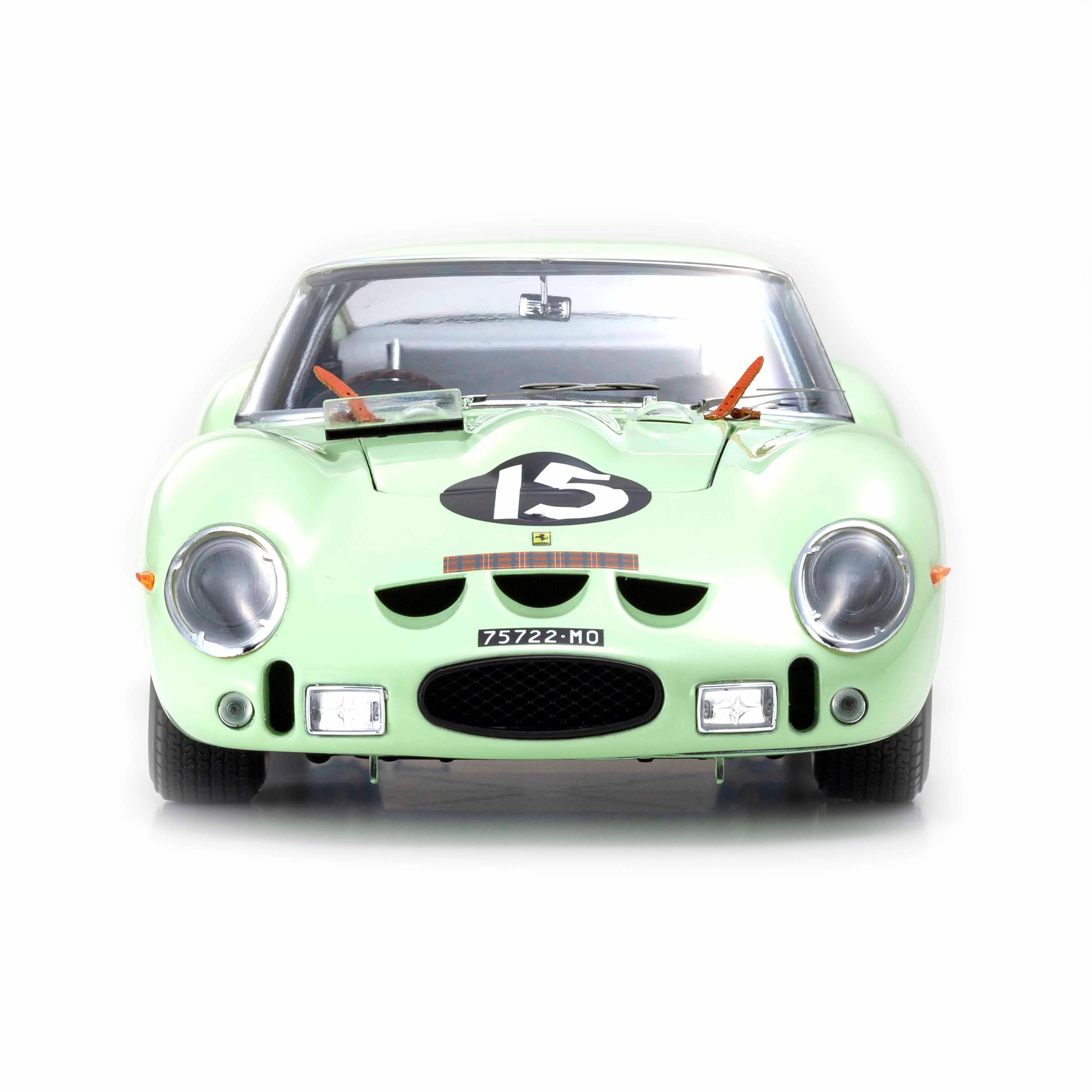 Ferrari 250 GTO 1962 Goodwood Tourist Trophy Light Green n°15 1:18