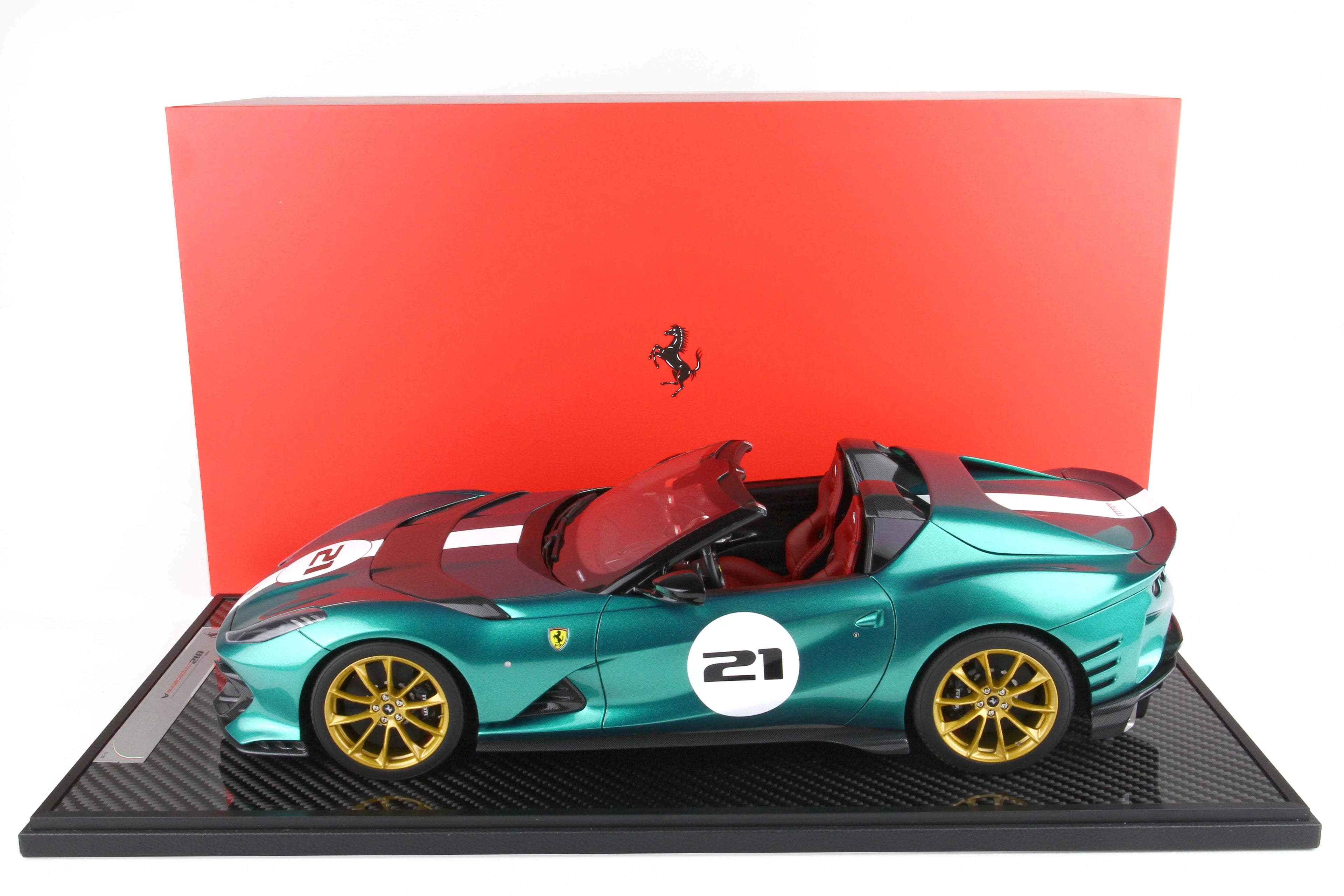 Pre-order BBR Ferrari 812 Competizione A Green Jewel (Scale 1/12) - Limited 20 pcs