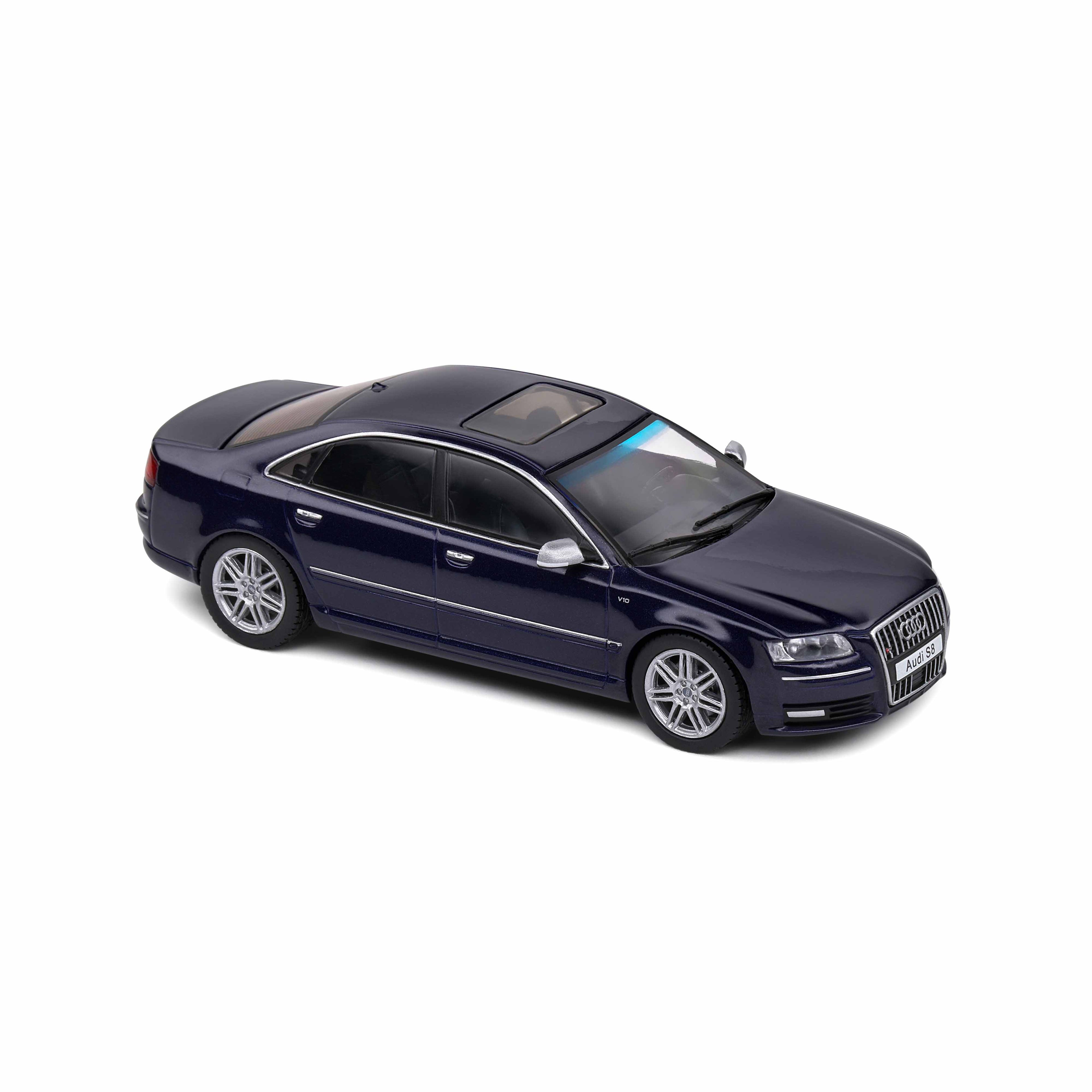 Audi D3 S8 Night Blue Pearl 2010 1:43