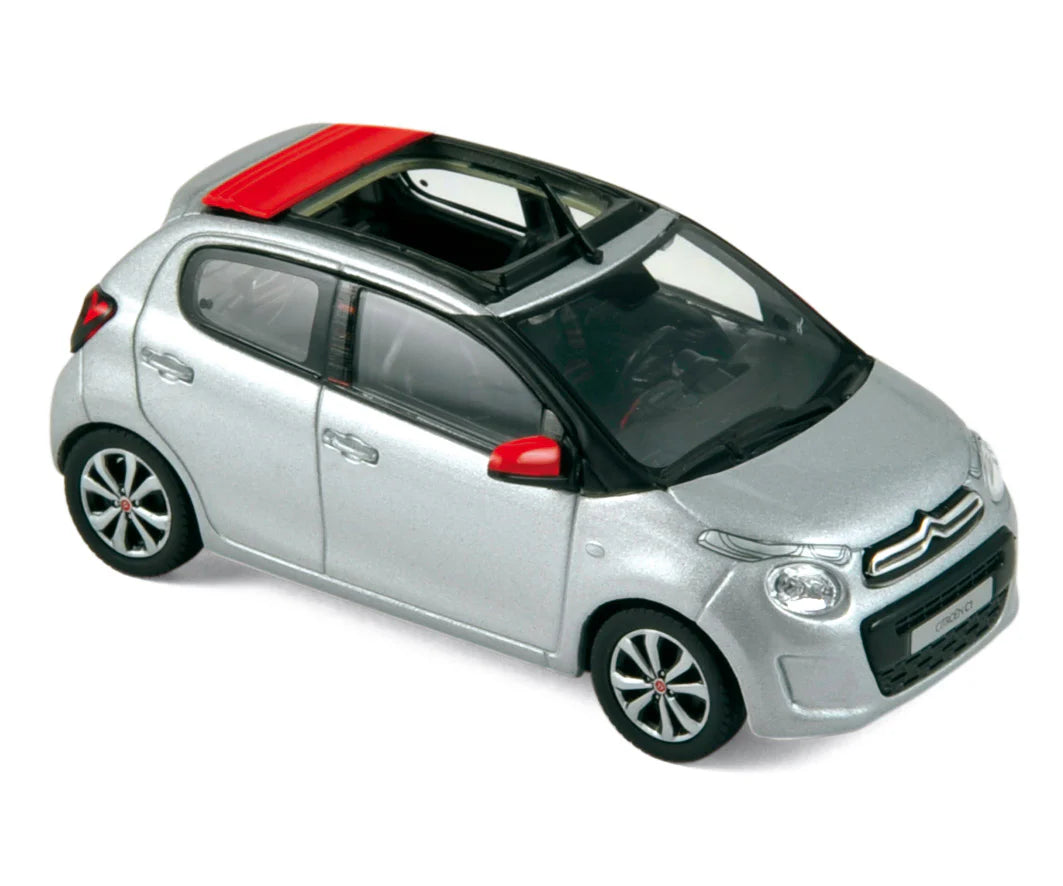 Citroën C1 Airscape 2014 Gallium Grey&Agrume Red 1:43